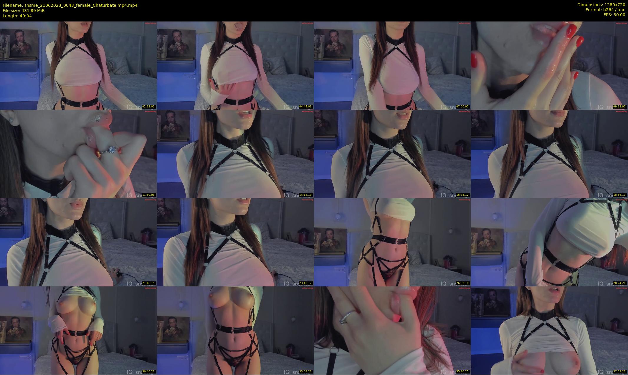snsme — 41 minute Chaturbate female cam show recording, 720p, Jun 21, 2023