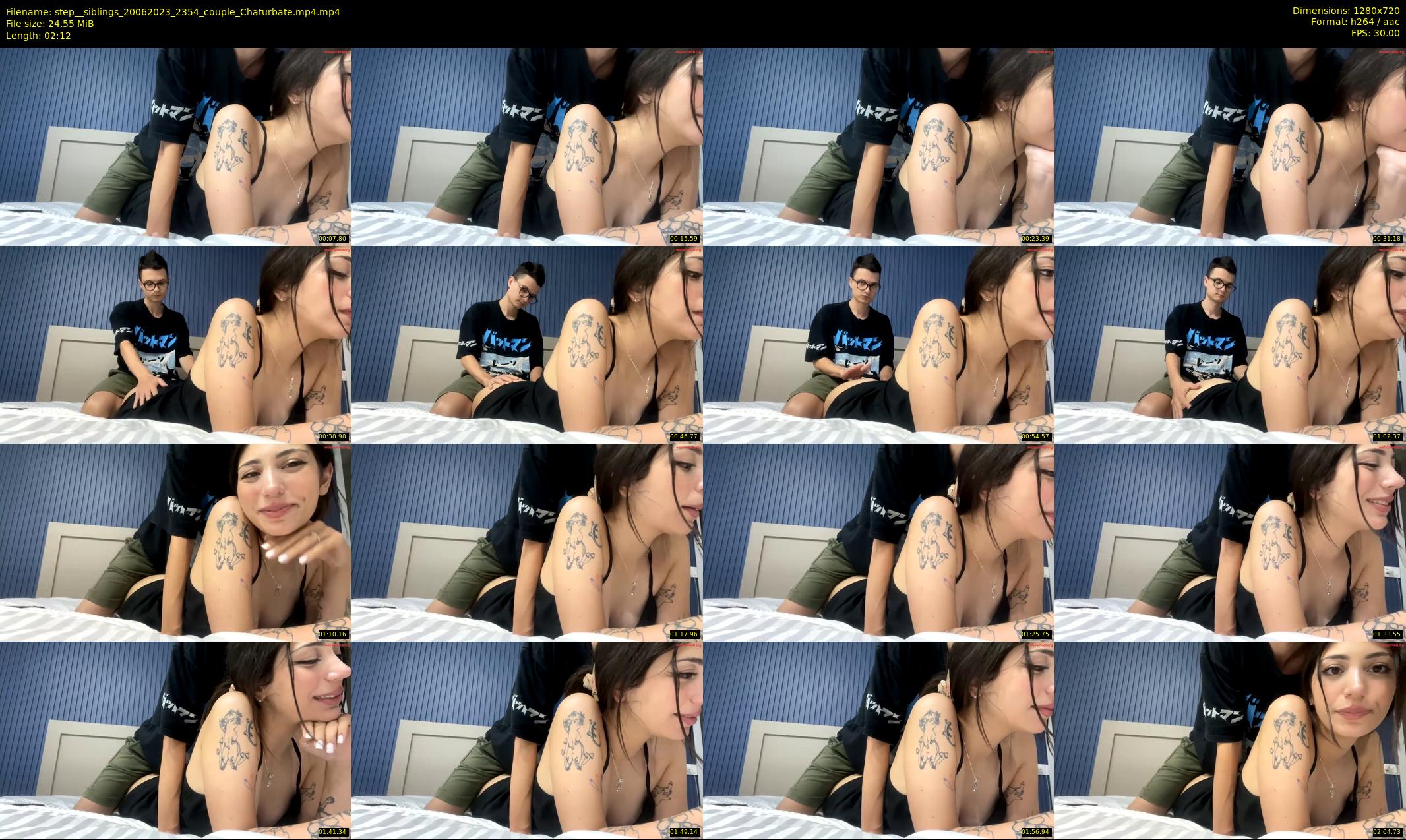 step__siblings — 3 minute Chaturbate couple cam show recording, 720p, Jun 20, 2023