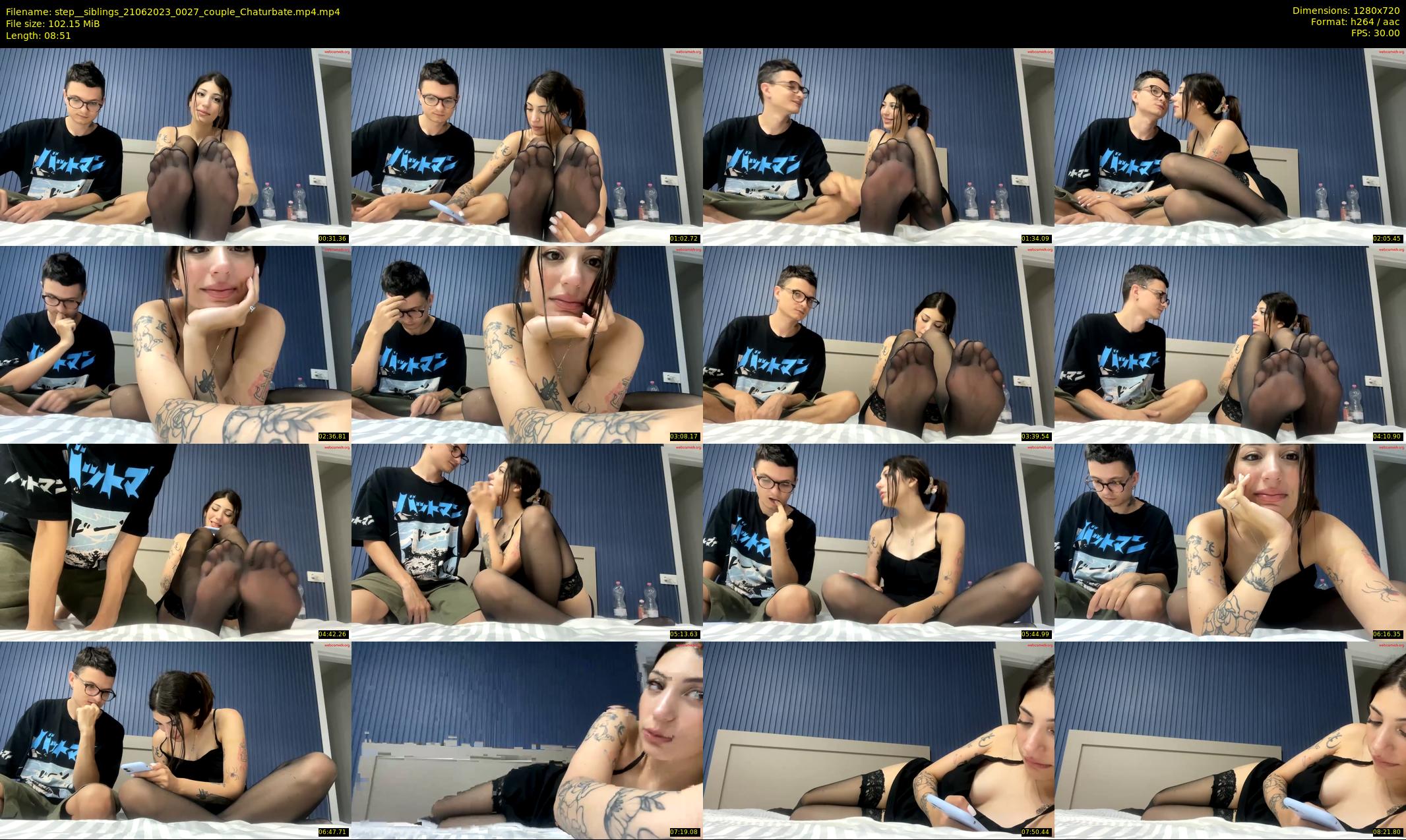 step__siblings — 9 minute Chaturbate couple cam show recording, 720p, Jun 21, 2023