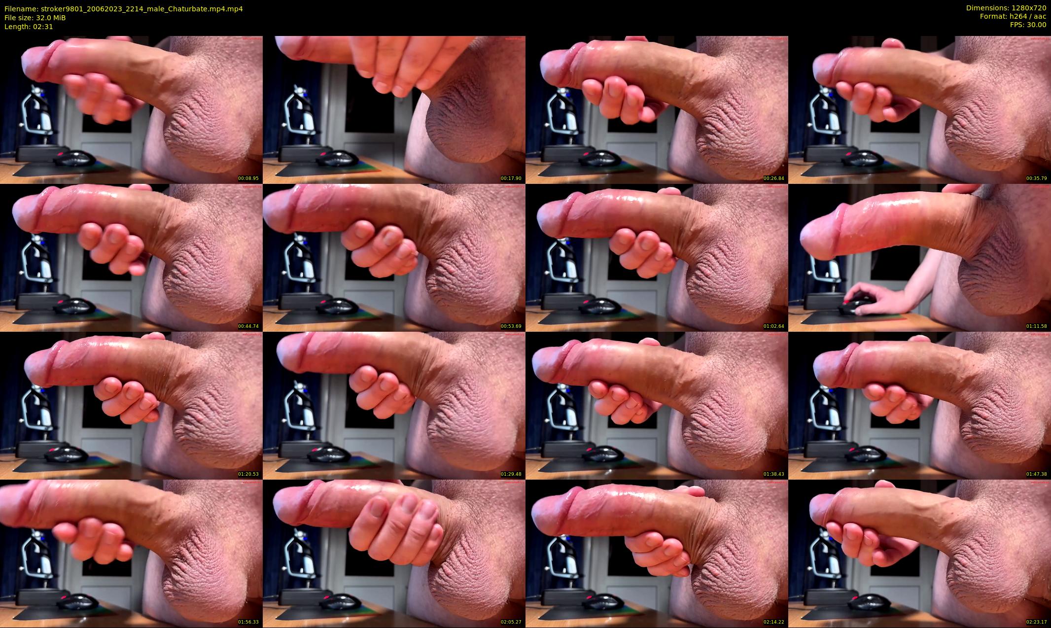 stroker9801 — 3 minute Chaturbate male cam show recording, 720p, Jun 20, 2023