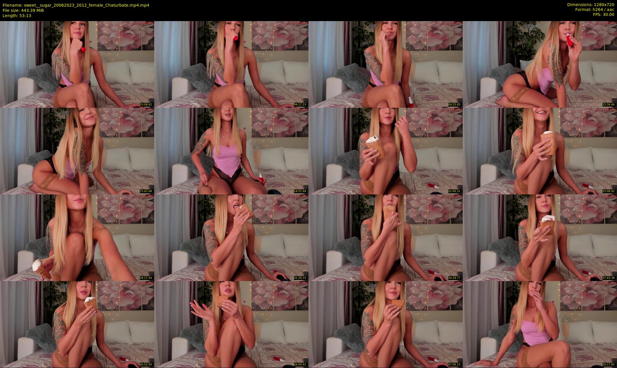 sweet__sugar — 54 minute Chaturbate female cam show recording, 720p, Jun 20, 2023