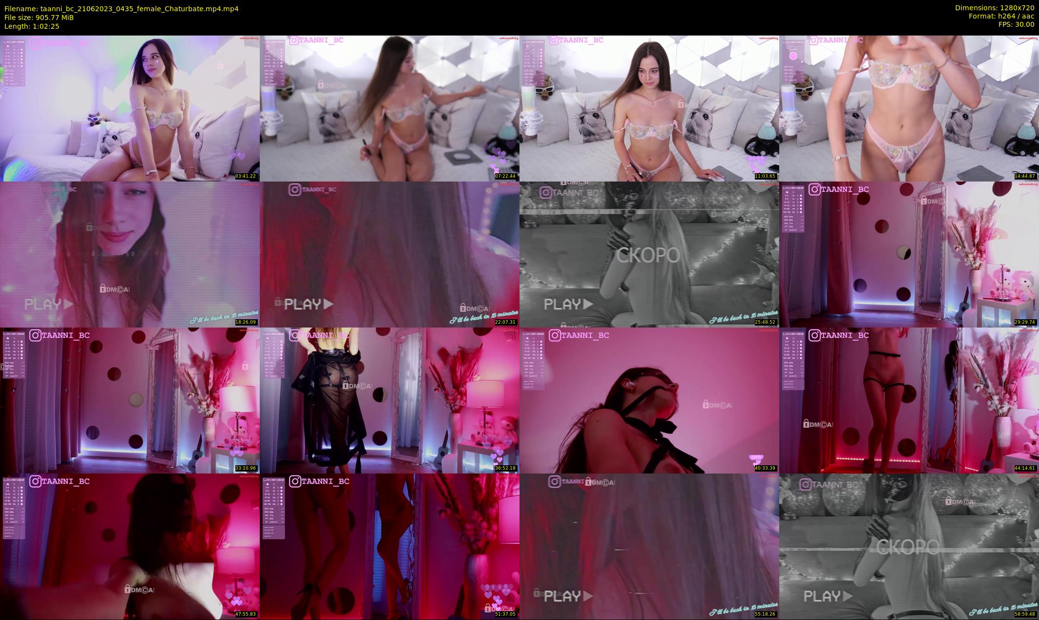 taanni_bc — 63 minute Chaturbate female cam show recording, 720p, Jun 21, 2023