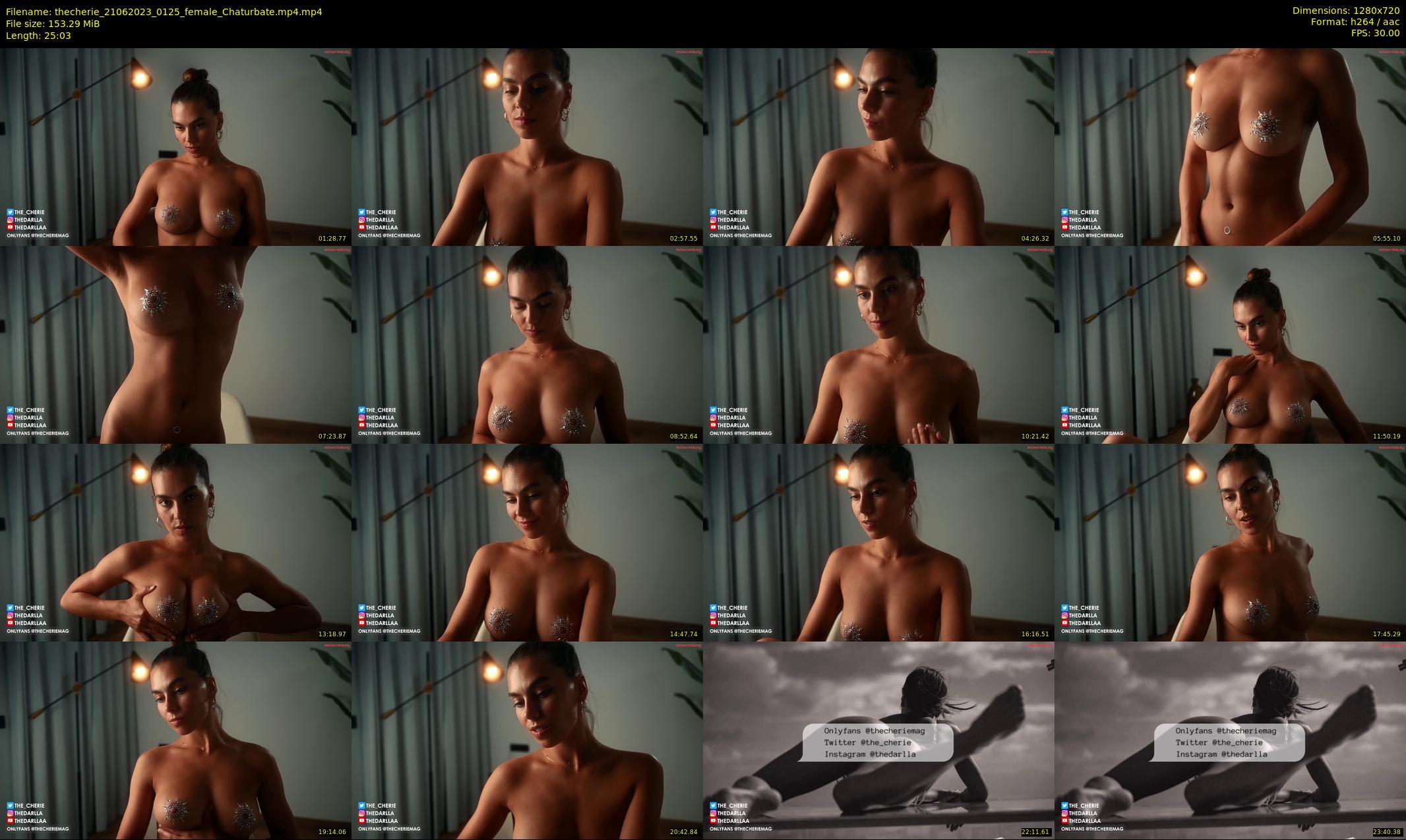 thecherie — 26 minute Chaturbate female cam show recording, 720p, Jun 21, 2023