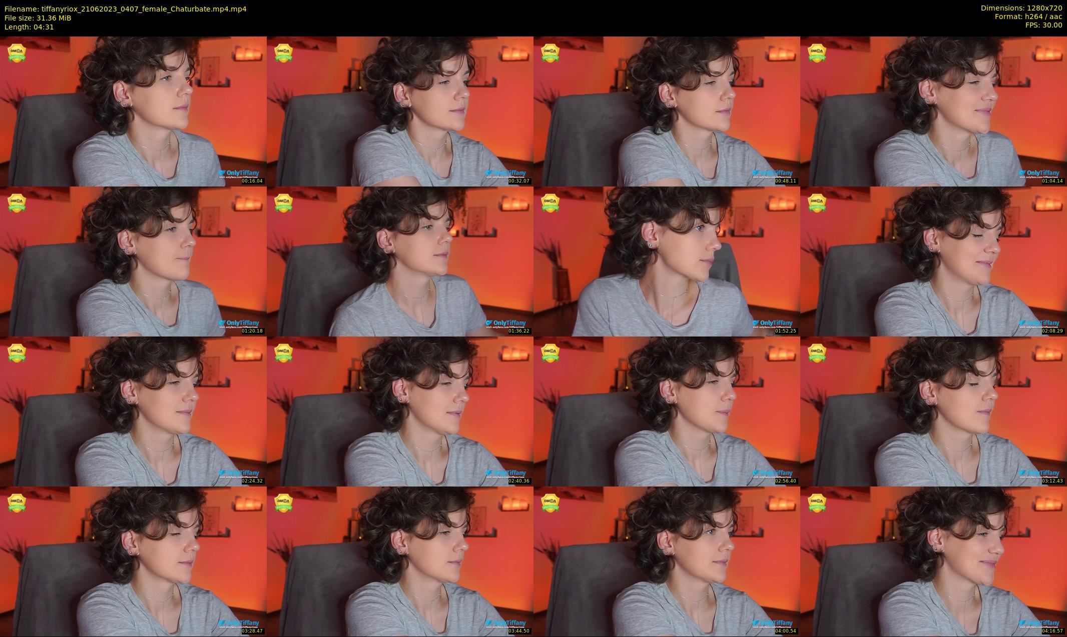 tiffanyriox — 5 minute Chaturbate female cam show recording, 720p, Jun 21, 2023