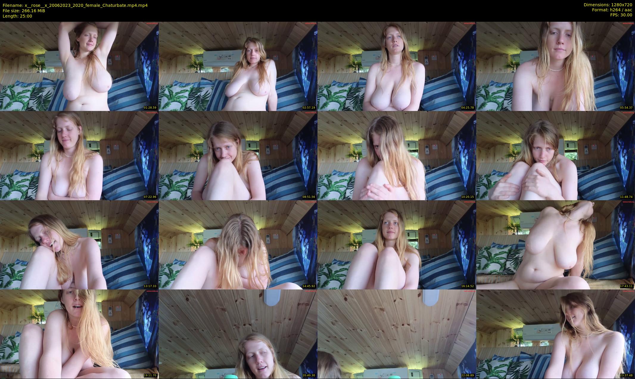 x__rose__x — 25 minute Chaturbate female cam show recording, 720p, Jun 20, 2023