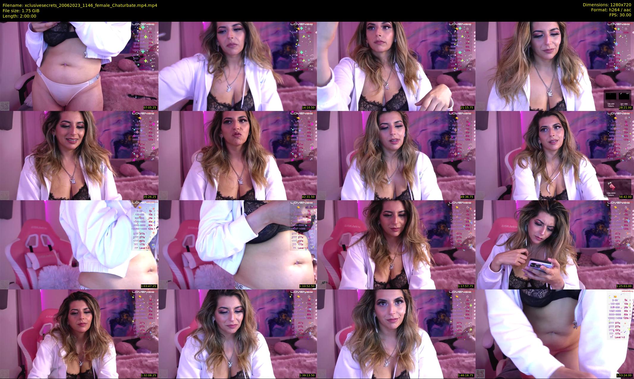 xclusivesecrets — 120 minute Chaturbate female cam show recording, 720p, Jun 20, 2023