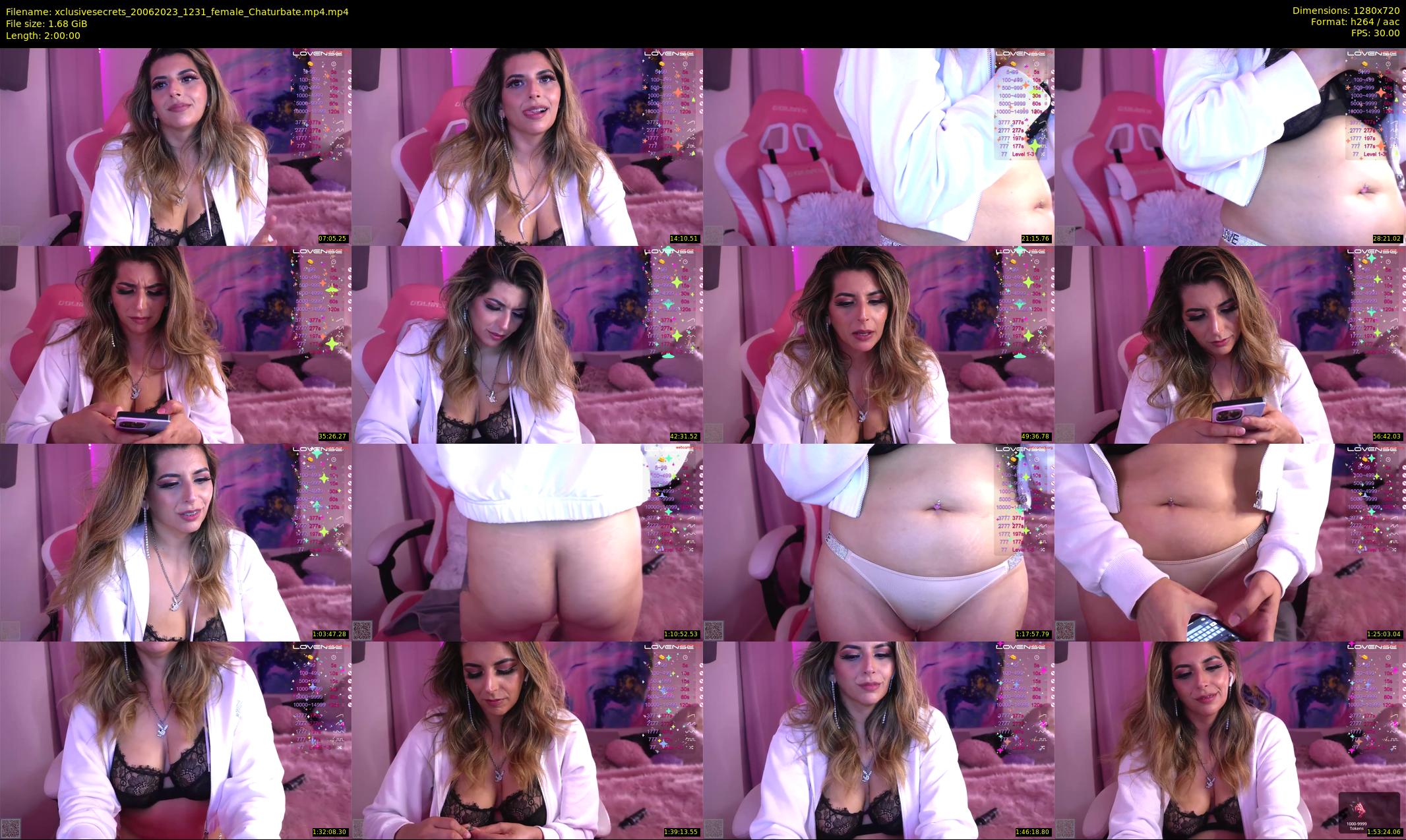 xclusivesecrets — 120 minute Chaturbate female cam show recording, 720p, Jun 20, 2023