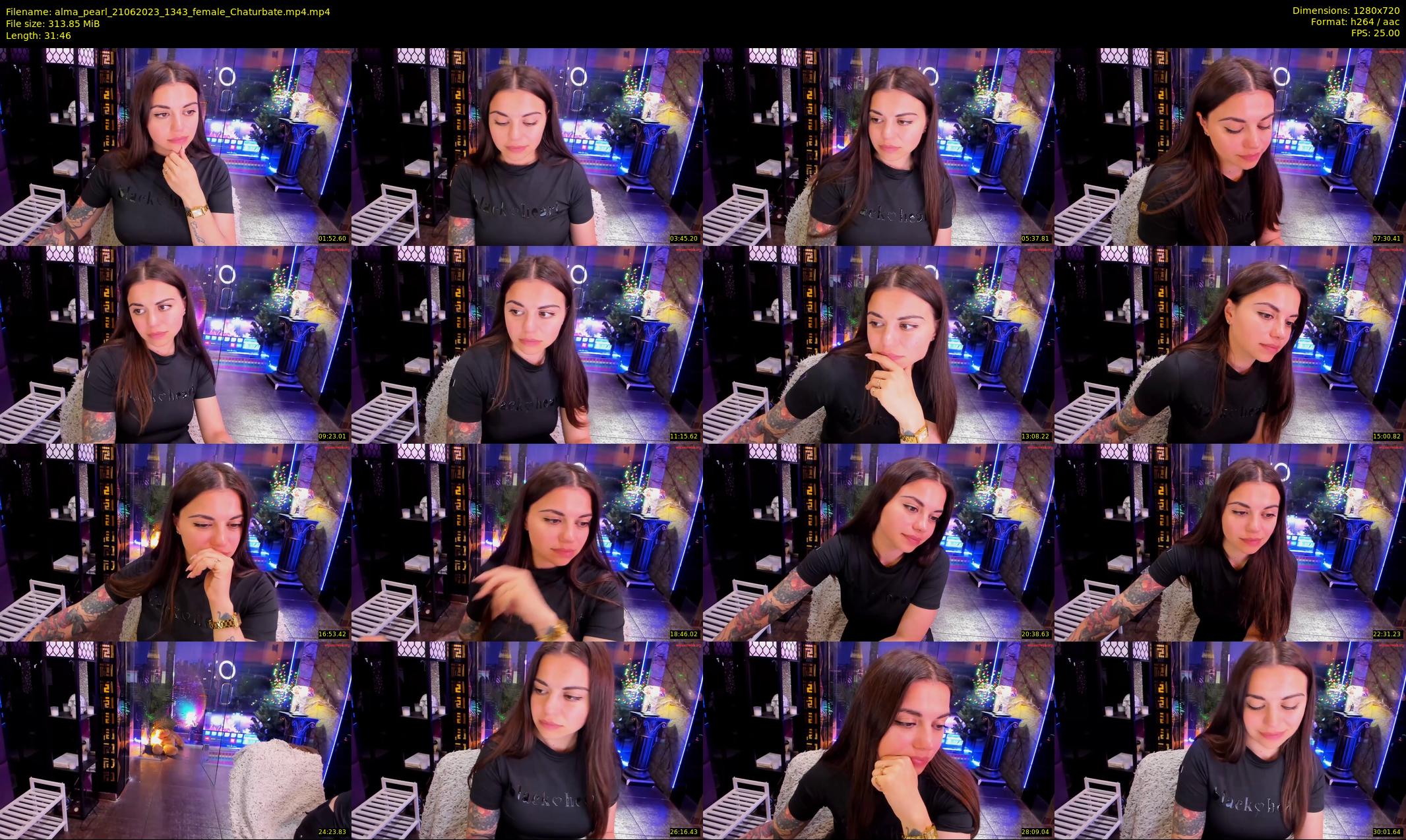 alma_pearl — 32 minute Chaturbate female cam show recording, 720p, Jun 21, 2023