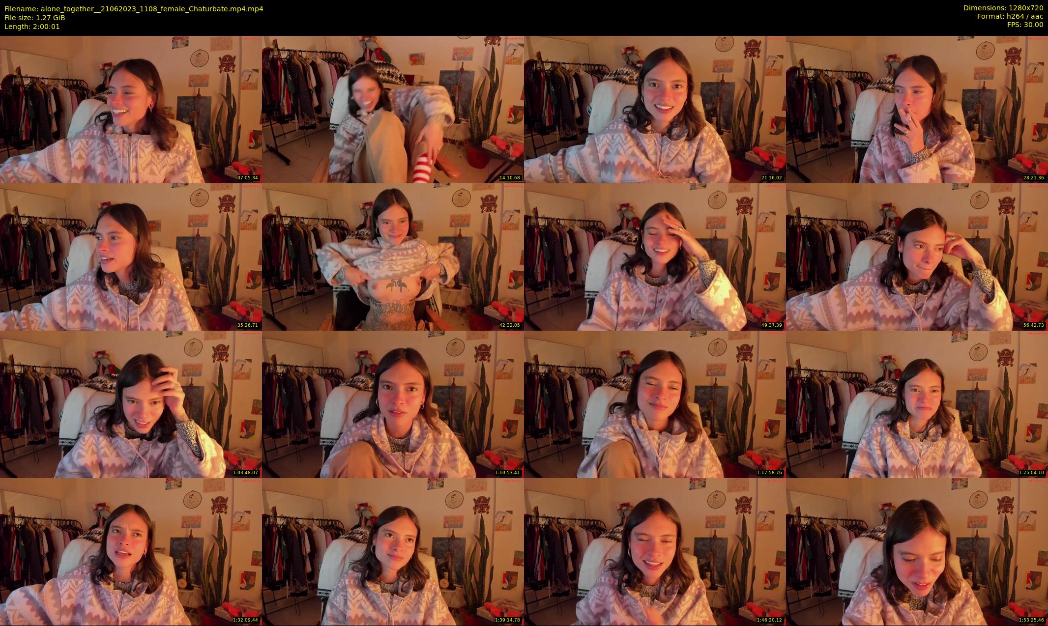 alone_together_ — 121 minute Chaturbate female cam show recording, 720p, Jun 21, 2023