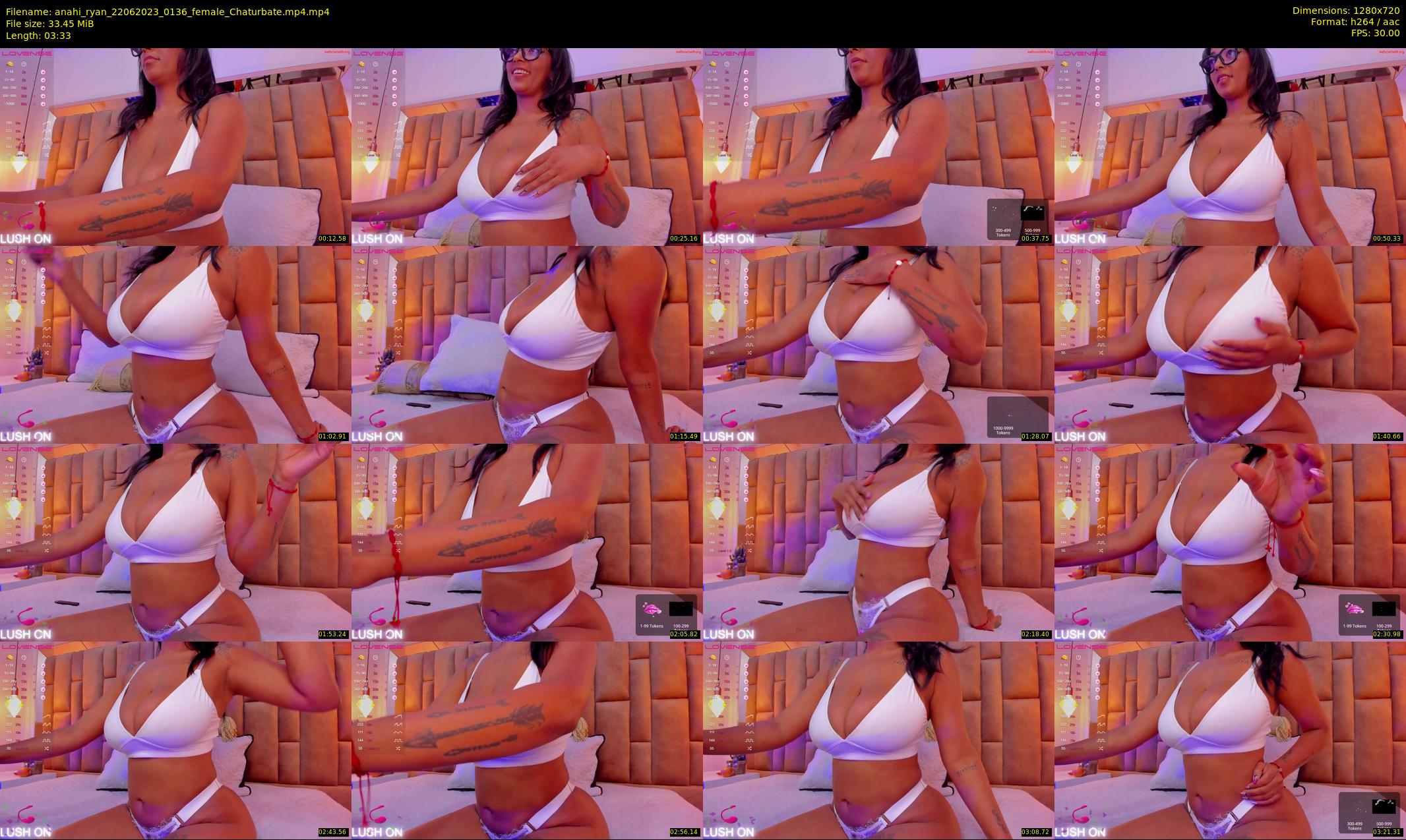 anahi_ryan — 4 minute Chaturbate female cam show recording, 720p, Jun 22, 2023