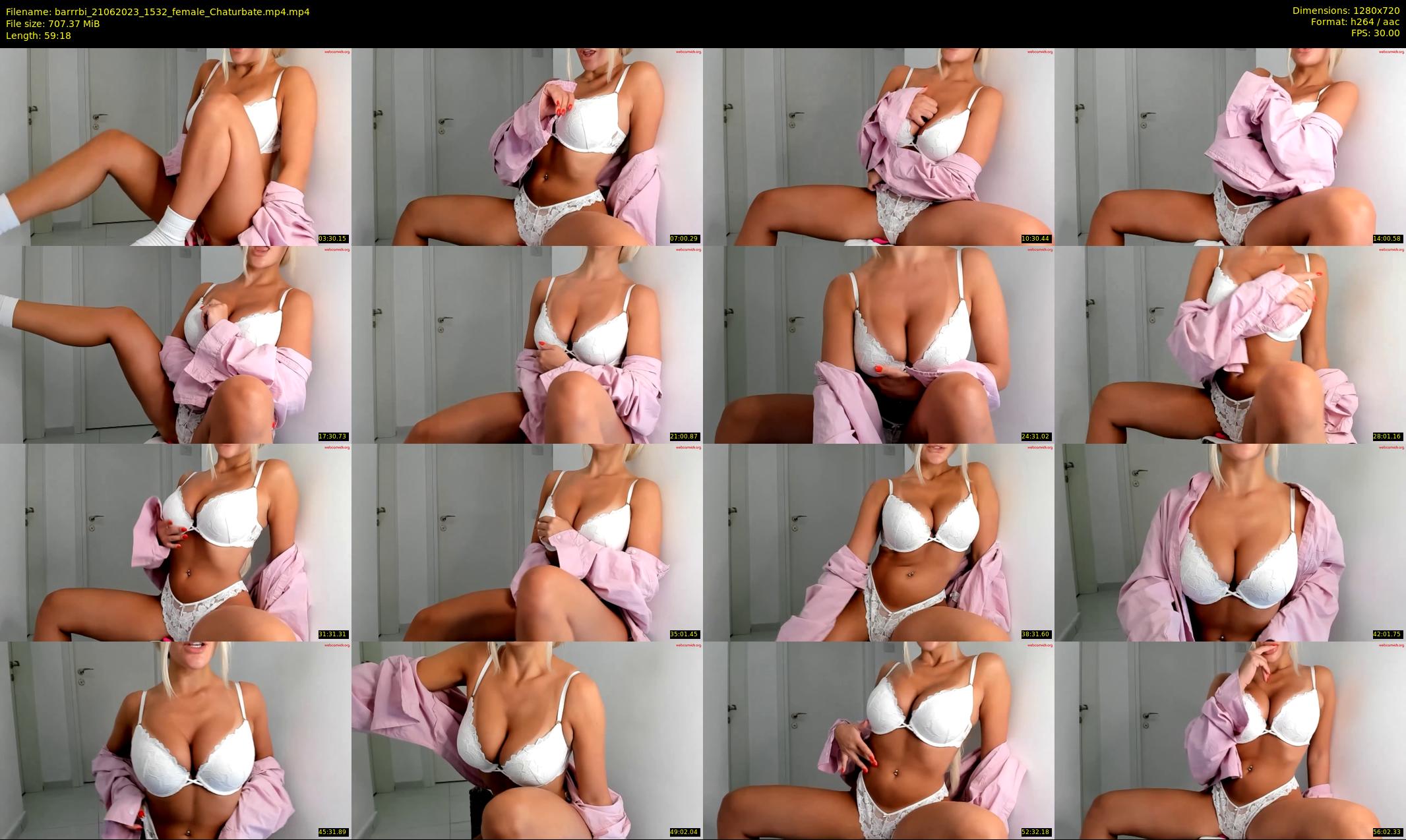 barrrbi — 60 minute Chaturbate female cam show recording, 720p, Jun 21, 2023