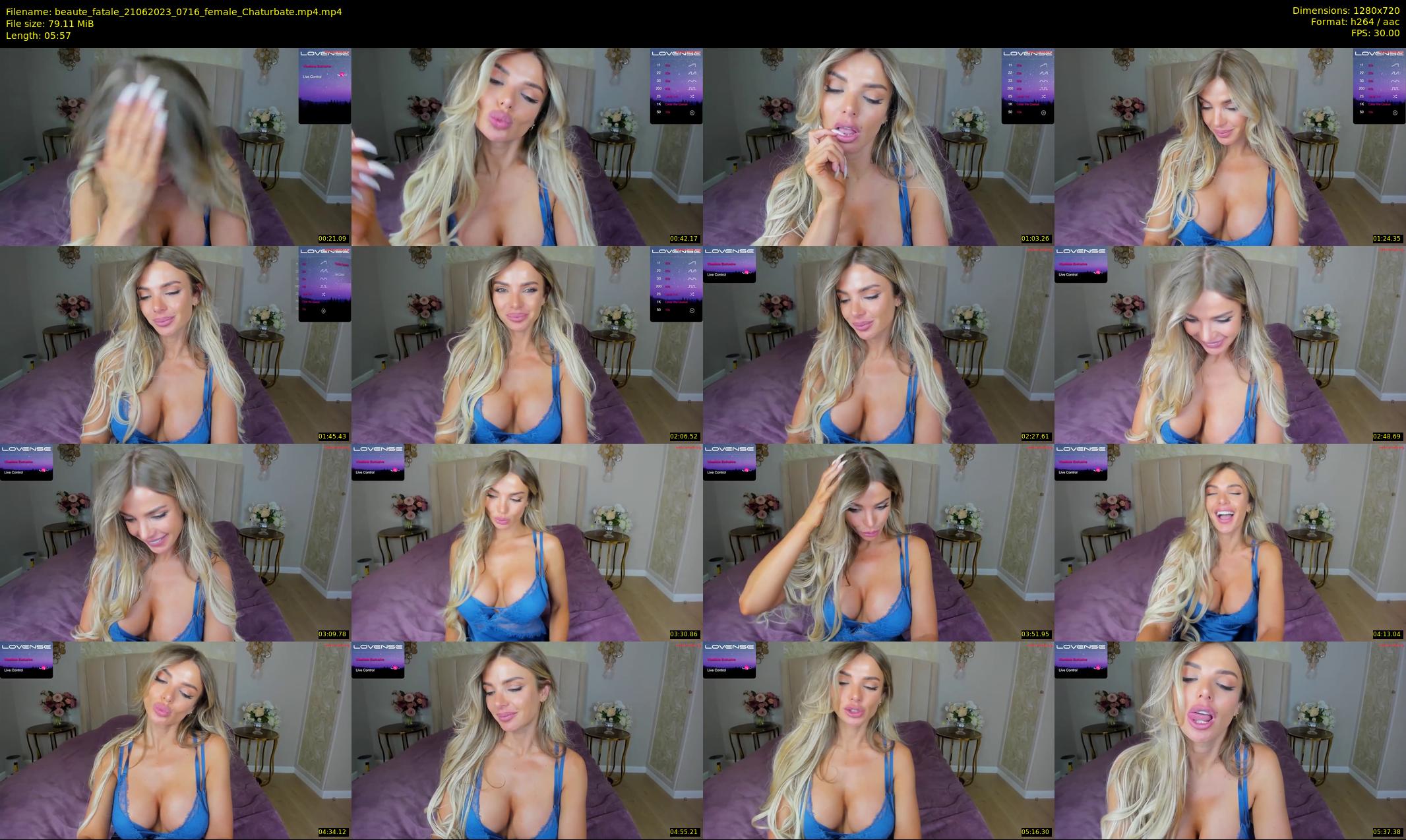 beaute_fatale — 6 minute Chaturbate female cam show recording, 720p, Jun 21, 2023
