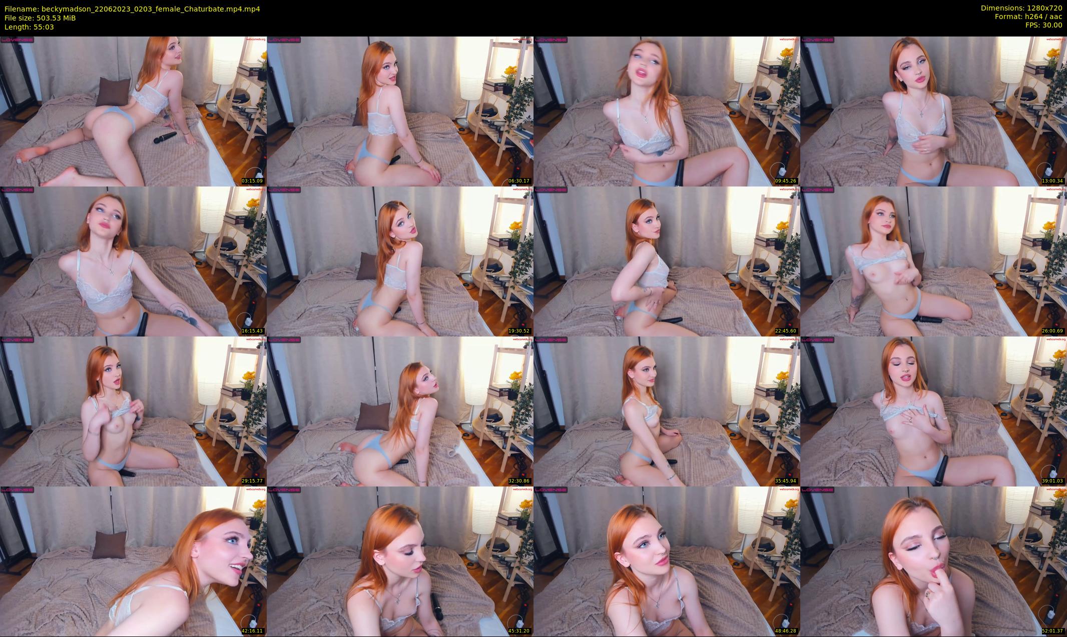 beckymadson — 56 minute Chaturbate female cam show recording, 720p, Jun 22, 2023