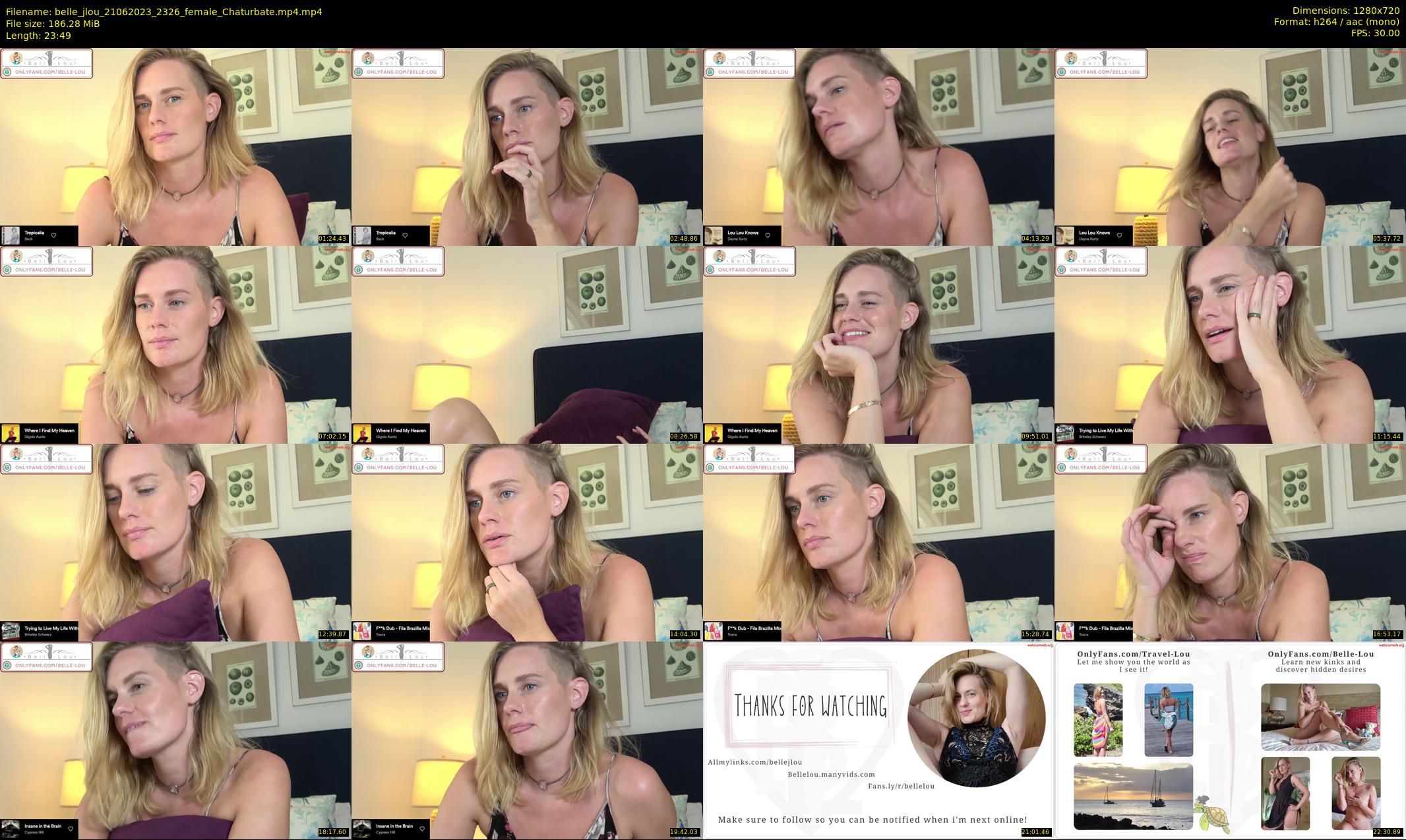 belle_jlou — 24 minute Chaturbate female cam show recording, 720p, Jun 21, 2023