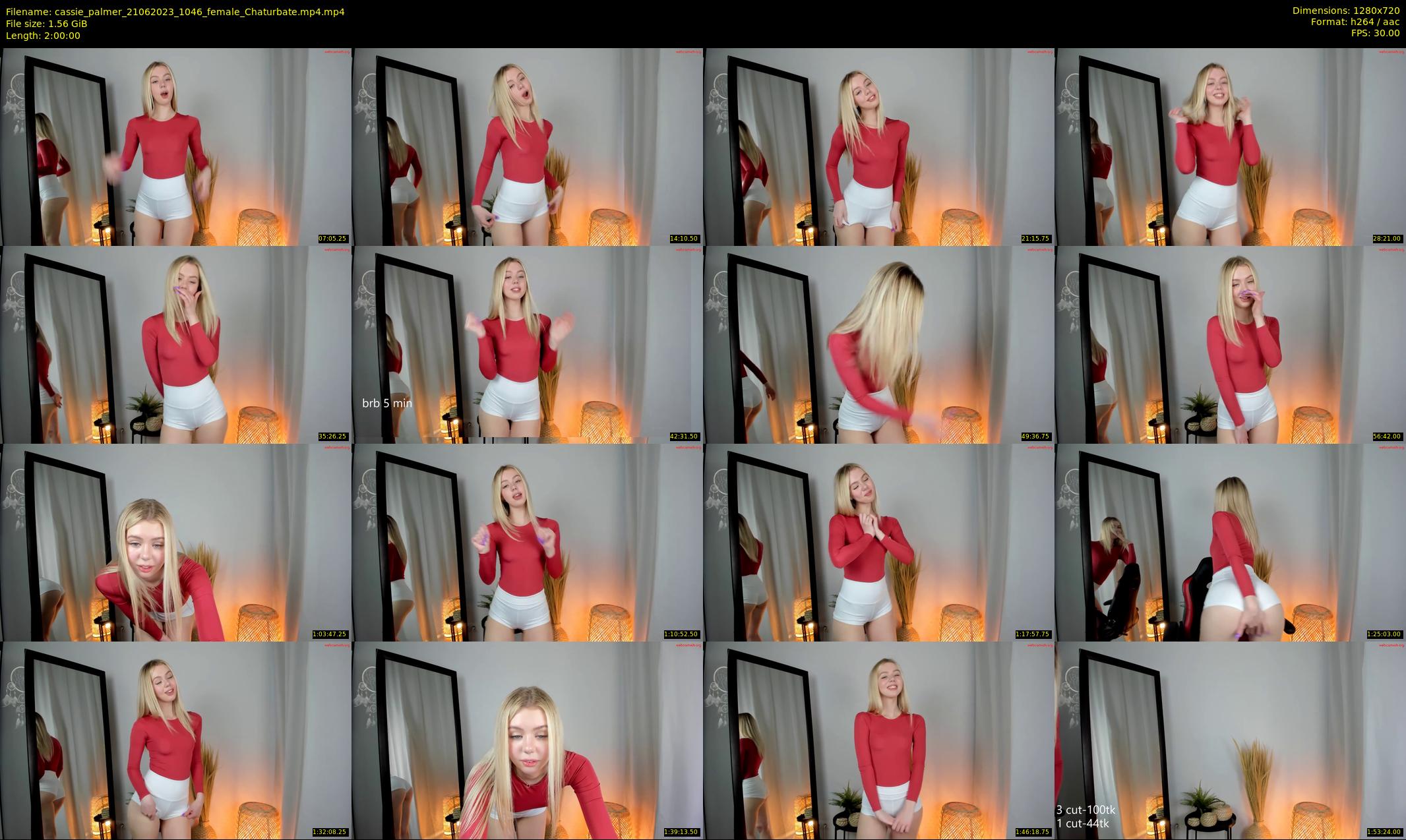 cassie_palmer — 120 minute Chaturbate female cam show recording, 720p, Jun 21, 2023