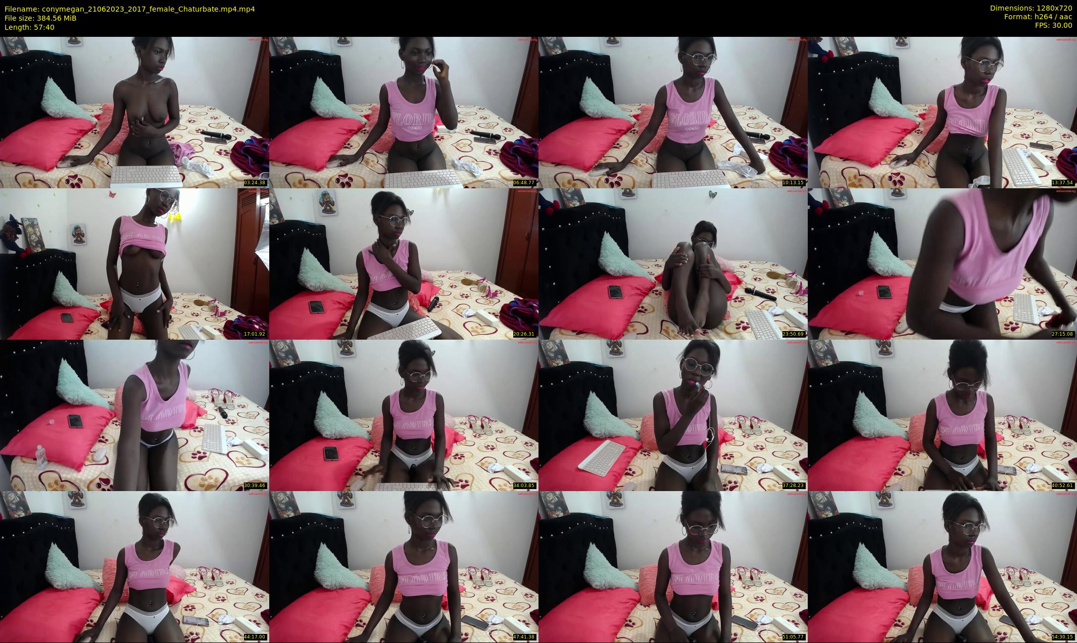 conymegan — 58 minute Chaturbate female cam show recording, 720p, Jun 21, 2023
