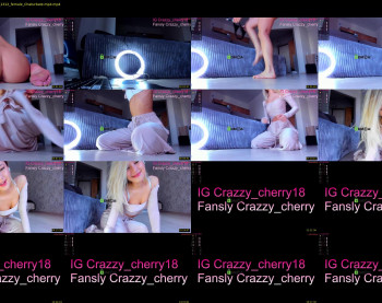 crazzy_cherry — 18 minute Chaturbate female cam show recording, 720p, Jun 21, 2023