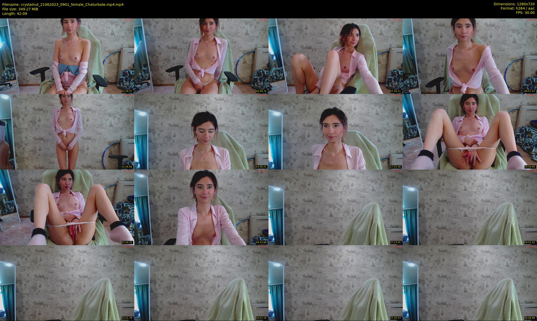 crystalnut — 43 minute Chaturbate female cam show recording, 720p, Jun 21, 2023
