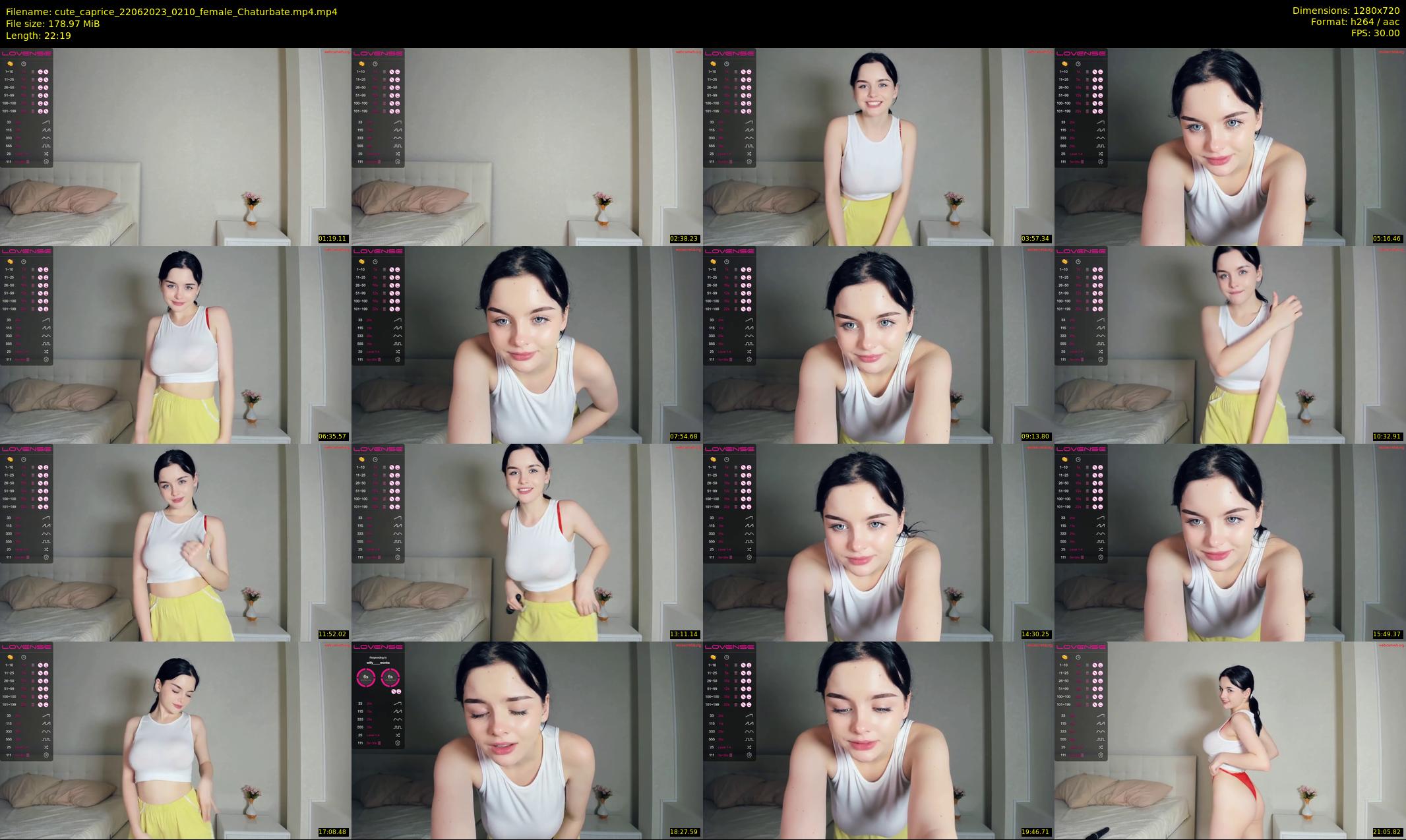 cute_caprice — 23 minute Chaturbate female cam show recording, 720p, Jun 22, 2023