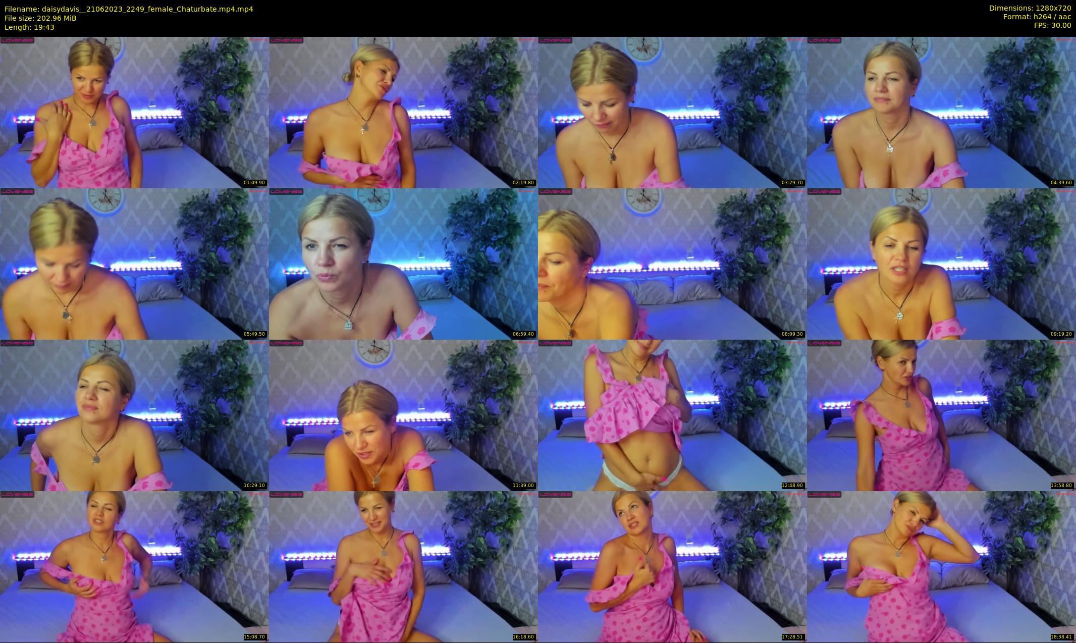 daisydavis_ — 20 minute Chaturbate female cam show recording, 720p, Jun 21, 2023