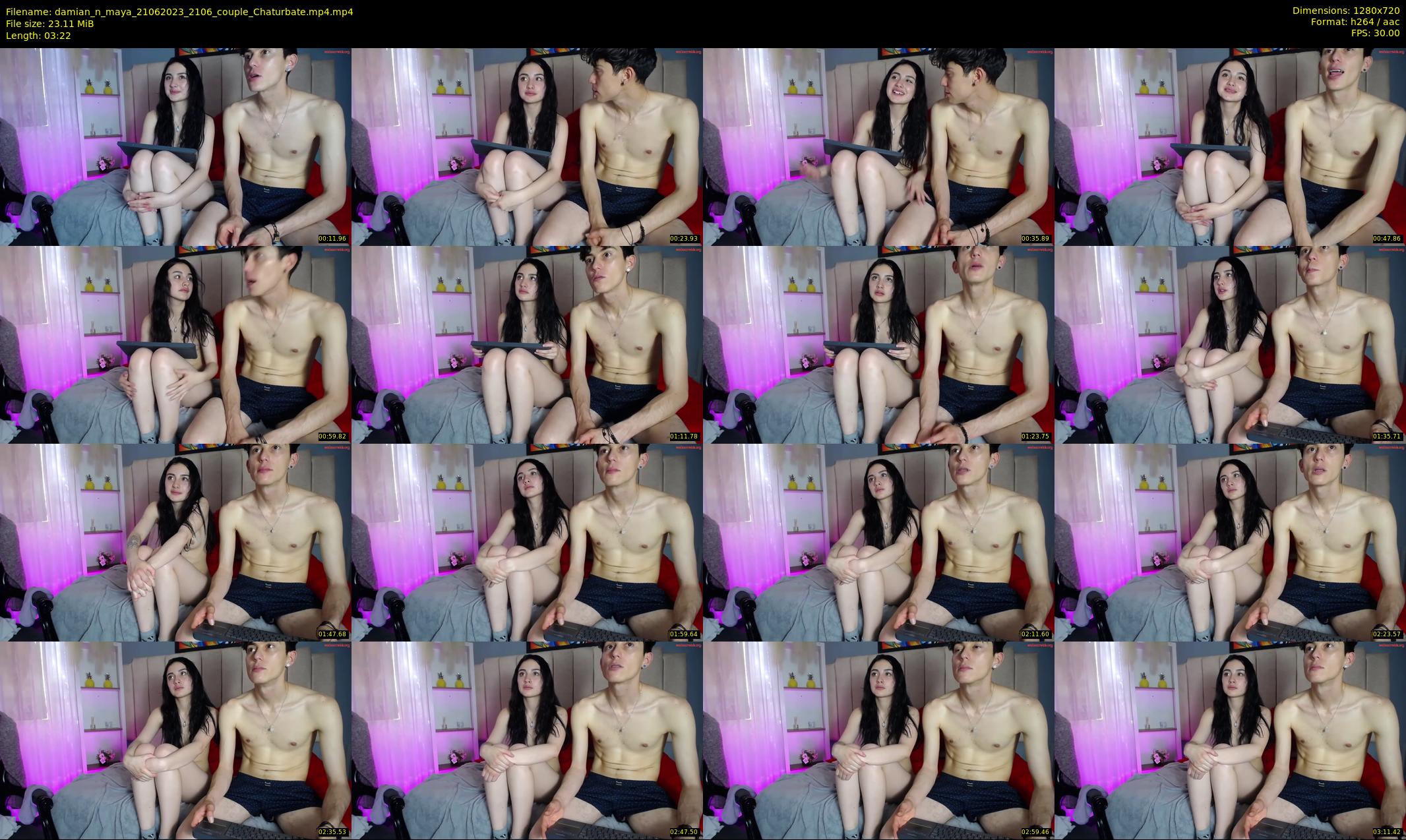 damian_n_maya — 4 minute Chaturbate couple cam show recording, 720p, Jun 21, 2023