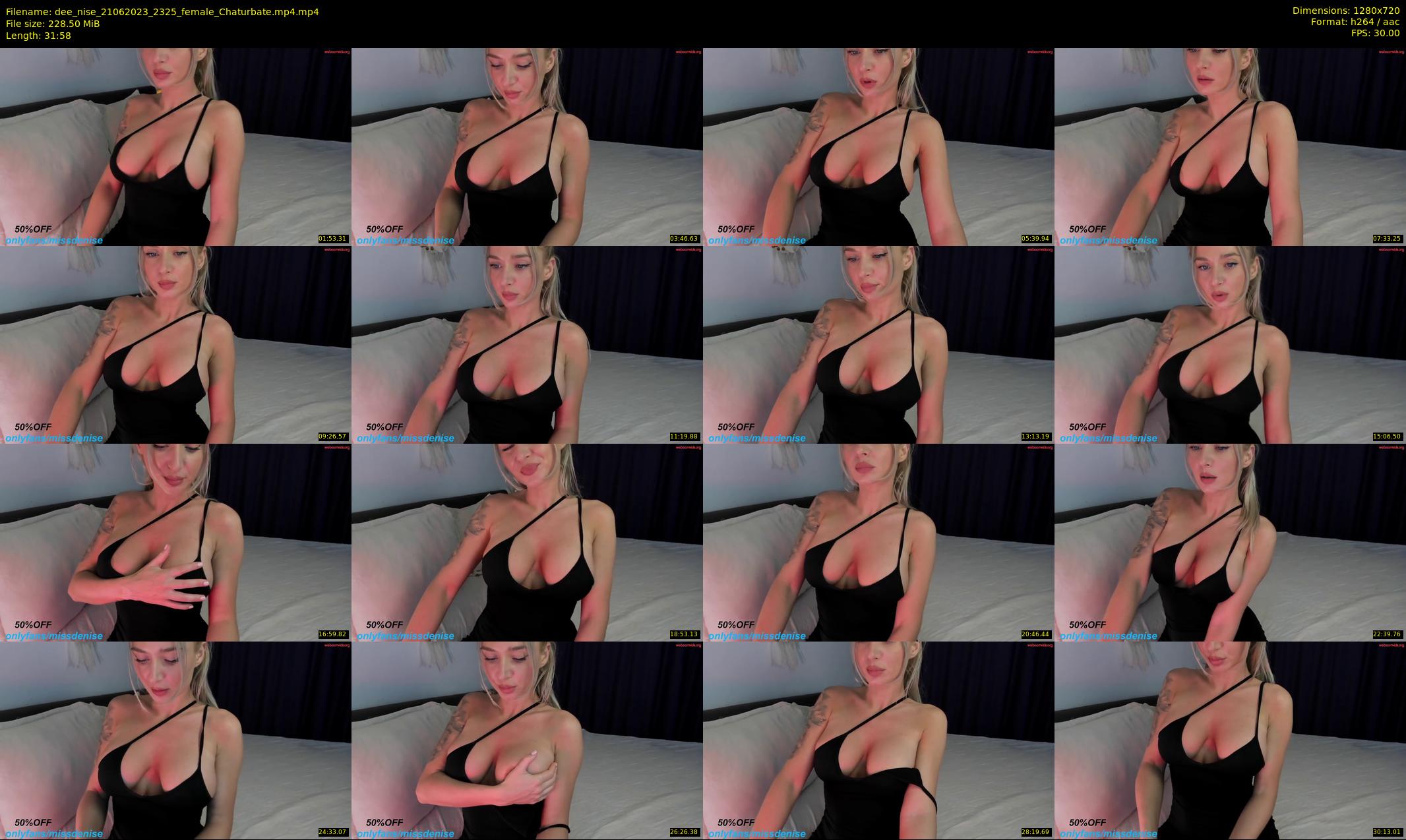 dee_nise — 32 minute Chaturbate female cam show recording, 720p, Jun 21, 2023
