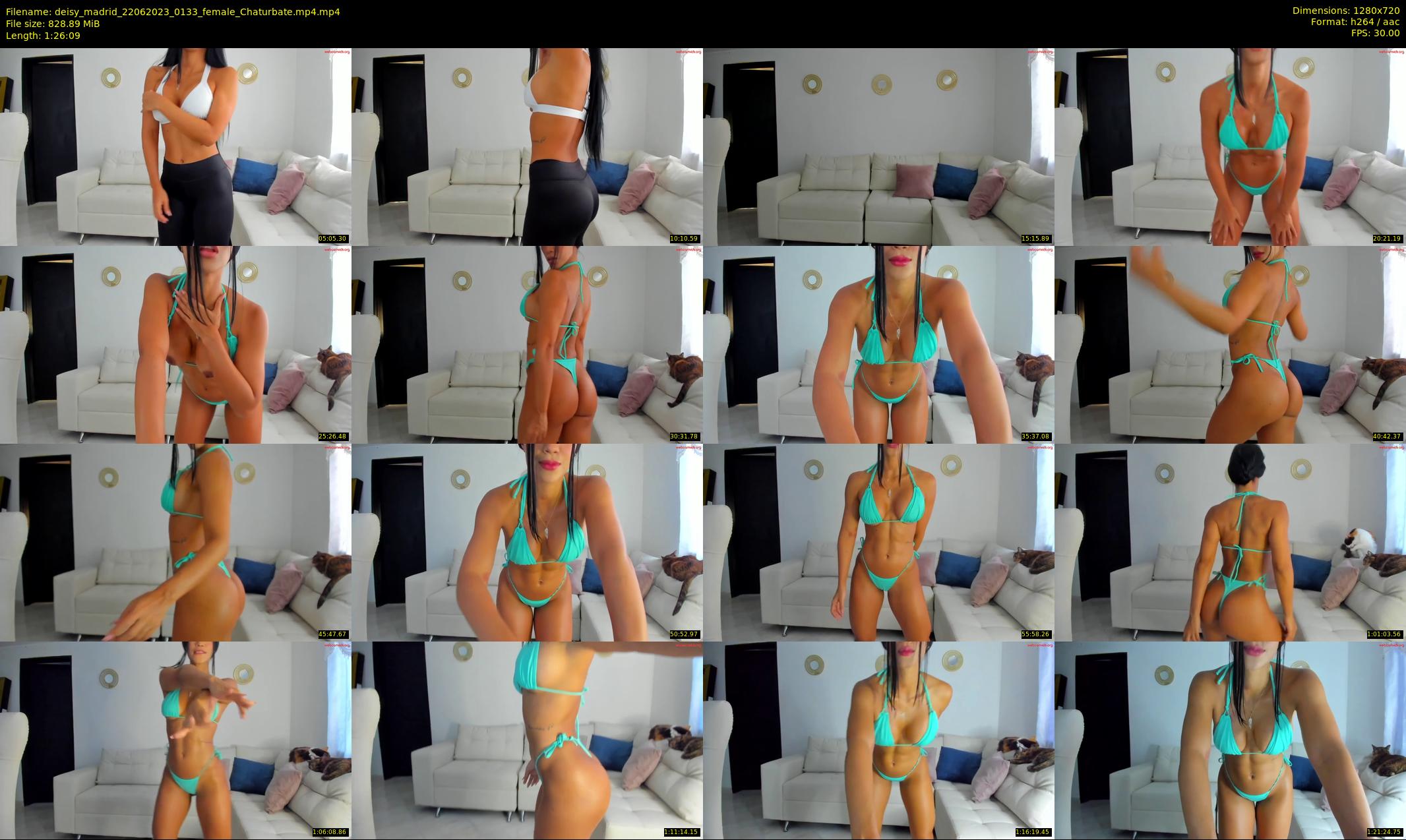 deisy_madrid — 87 minute Chaturbate female cam show recording, 720p, Jun 22, 2023