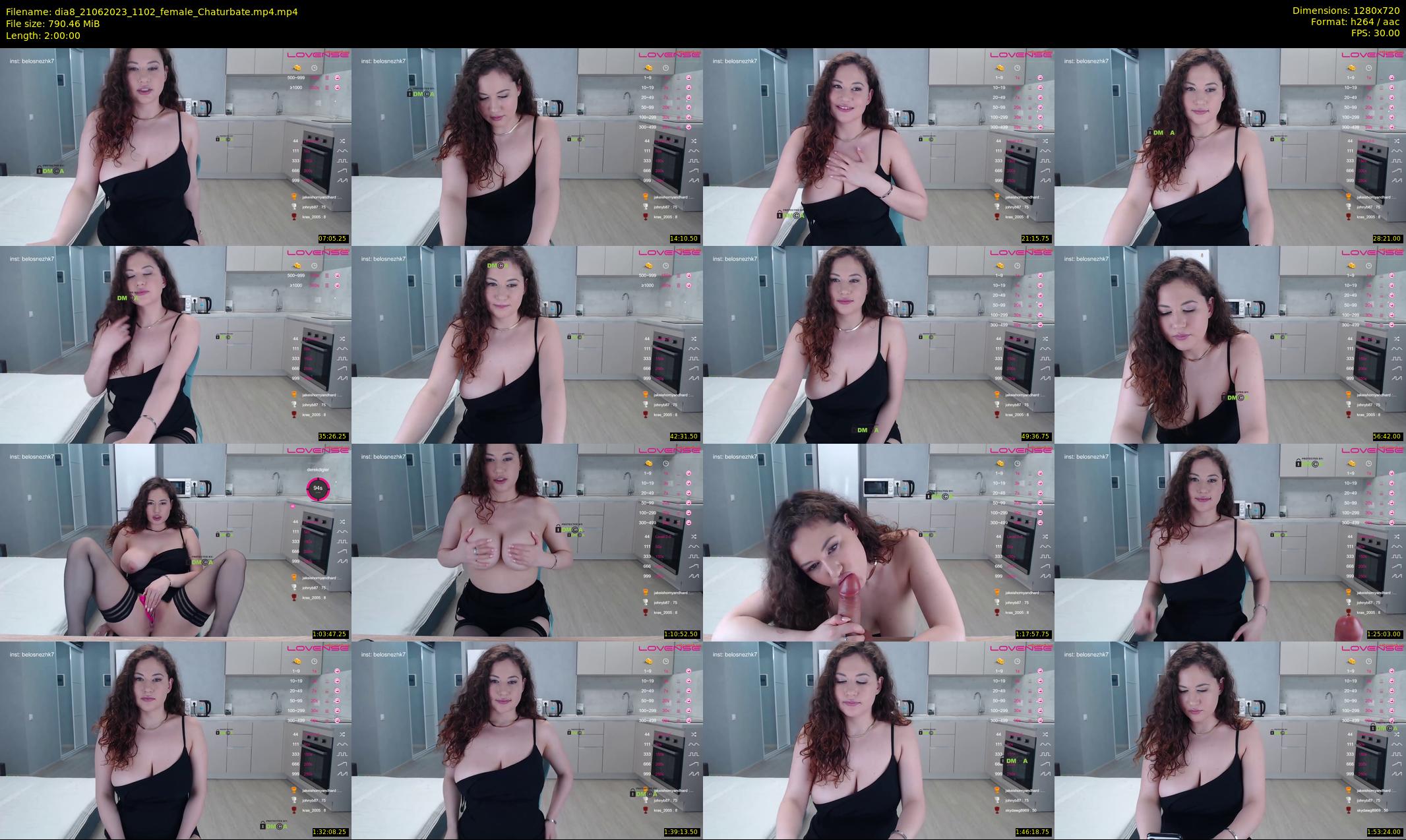 dia8 — 120 minute Chaturbate female cam show recording, 720p, Jun 21, 2023