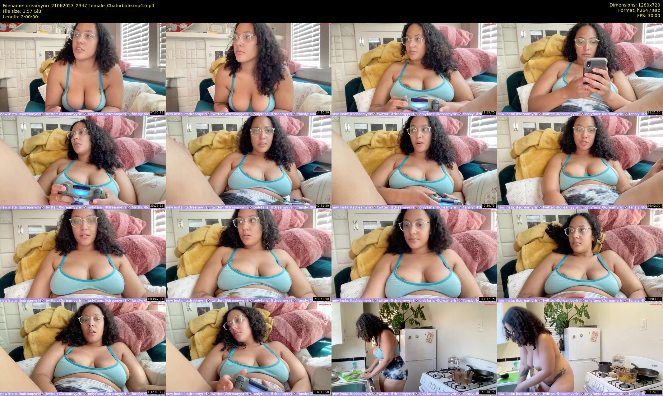 dreamyriri — 120 minute Chaturbate female cam show recording, 720p, Jun 21, 2023