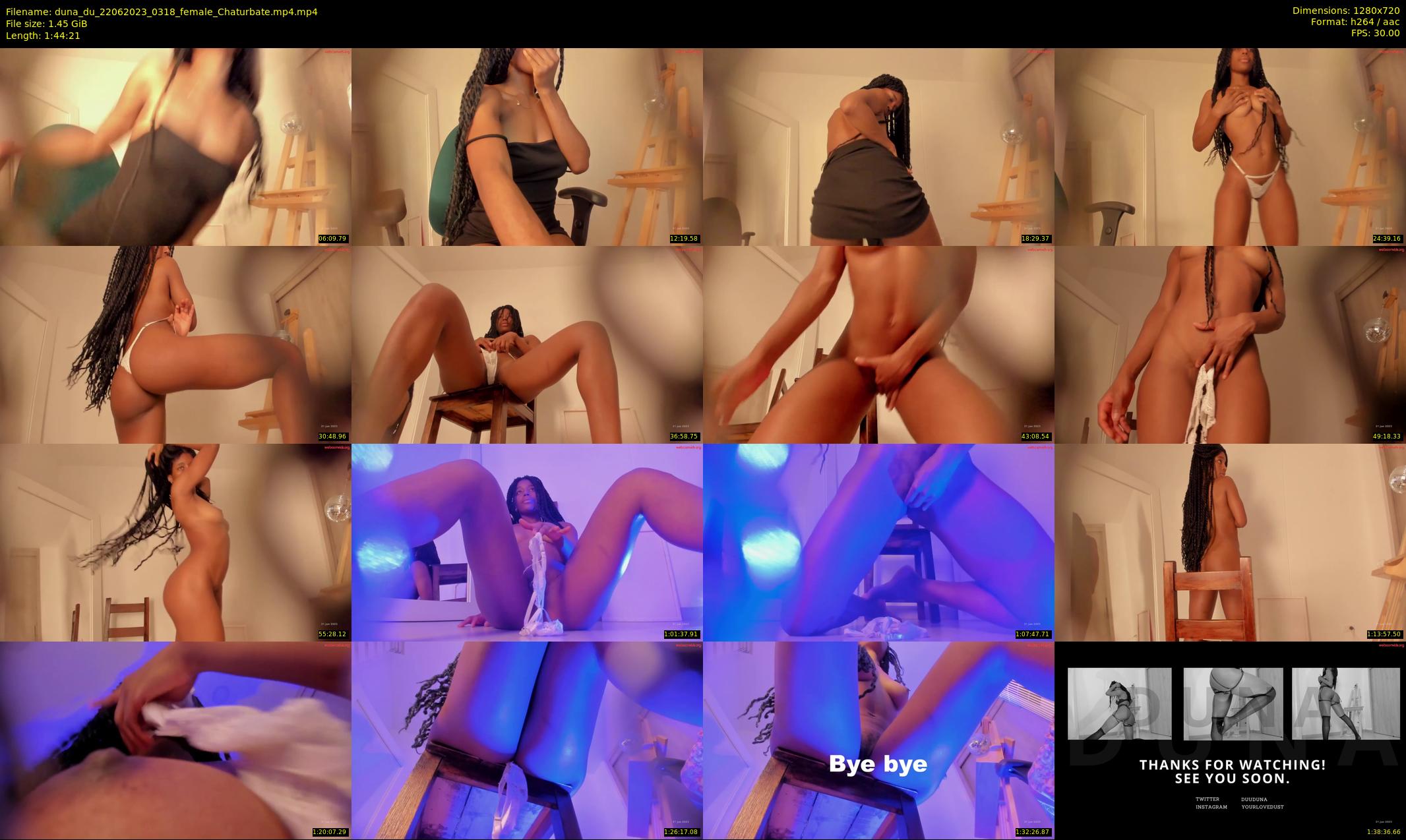 duna_du — 105 minute Chaturbate female cam show recording, 720p, Jun 22, 2023