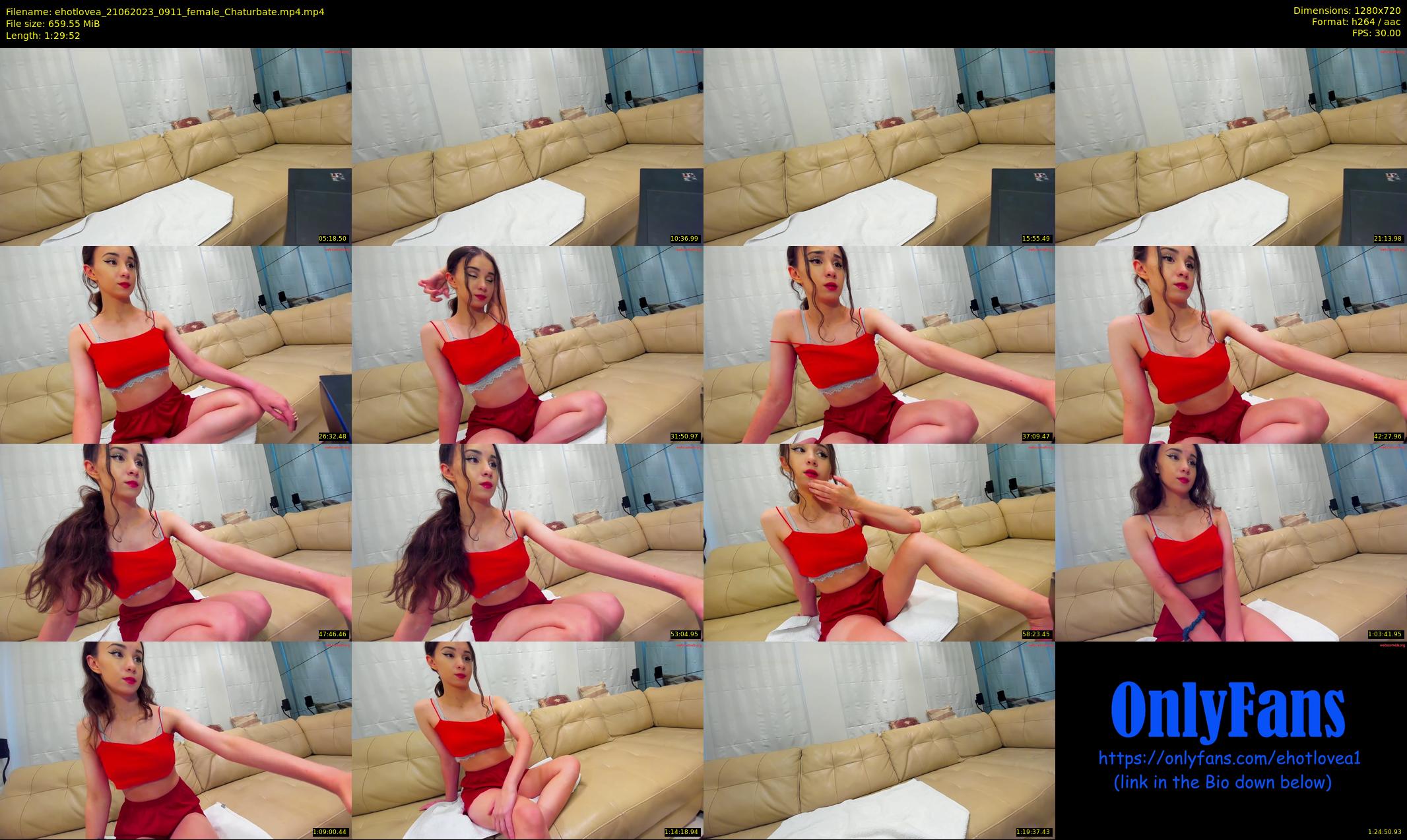 ehotlovea — 90 minute Chaturbate female cam show recording, 720p, Jun 21, 2023