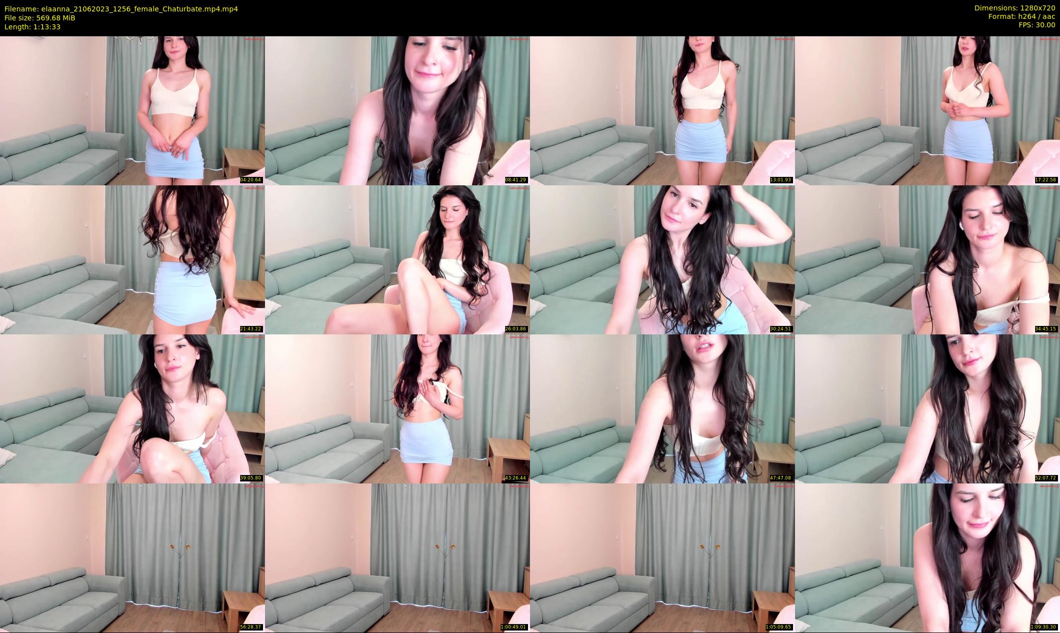 elaanna — 74 minute Chaturbate female cam show recording, 720p, Jun 21, 2023