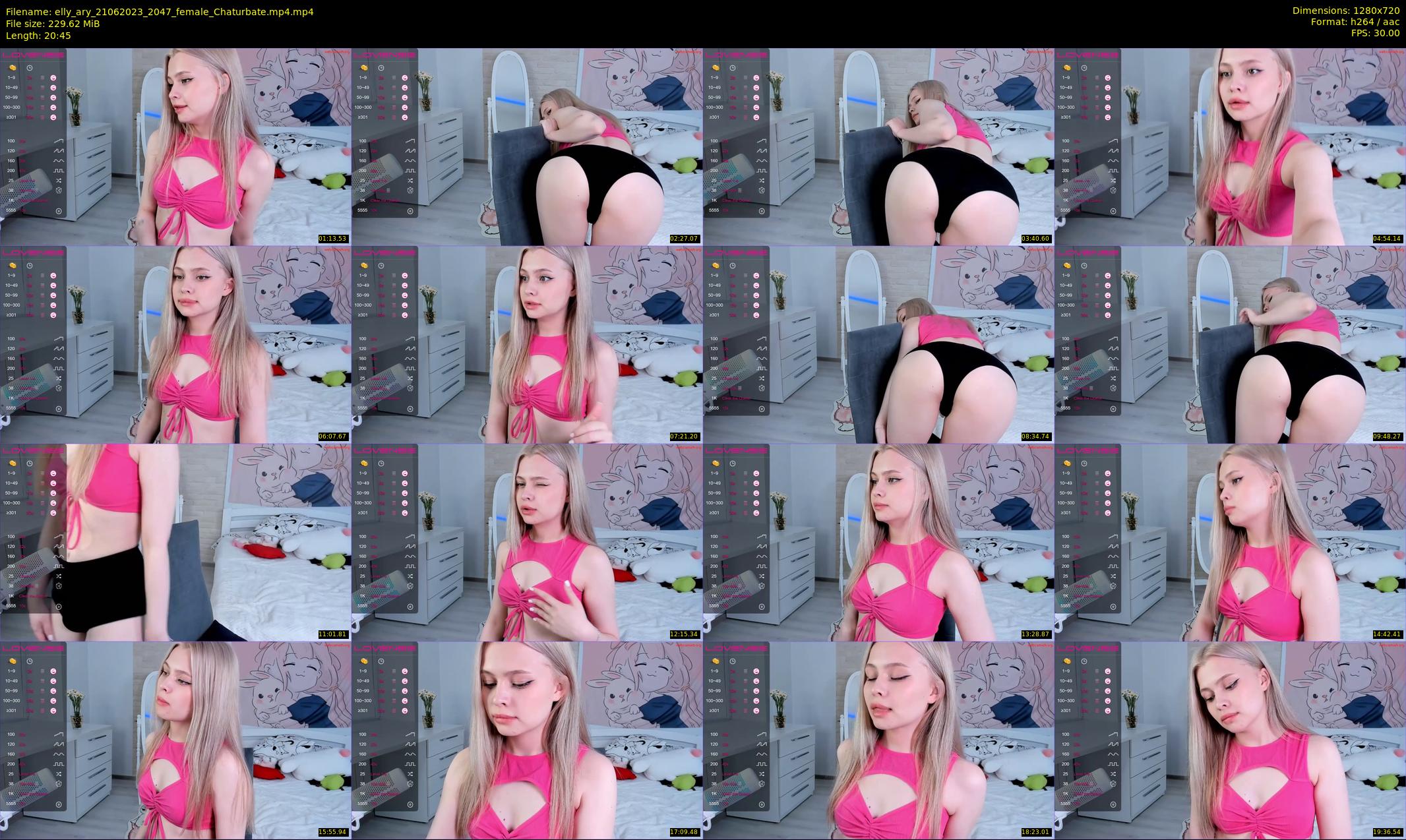 elly_ary — 21 minute Chaturbate female cam show recording, 720p, Jun 21, 2023