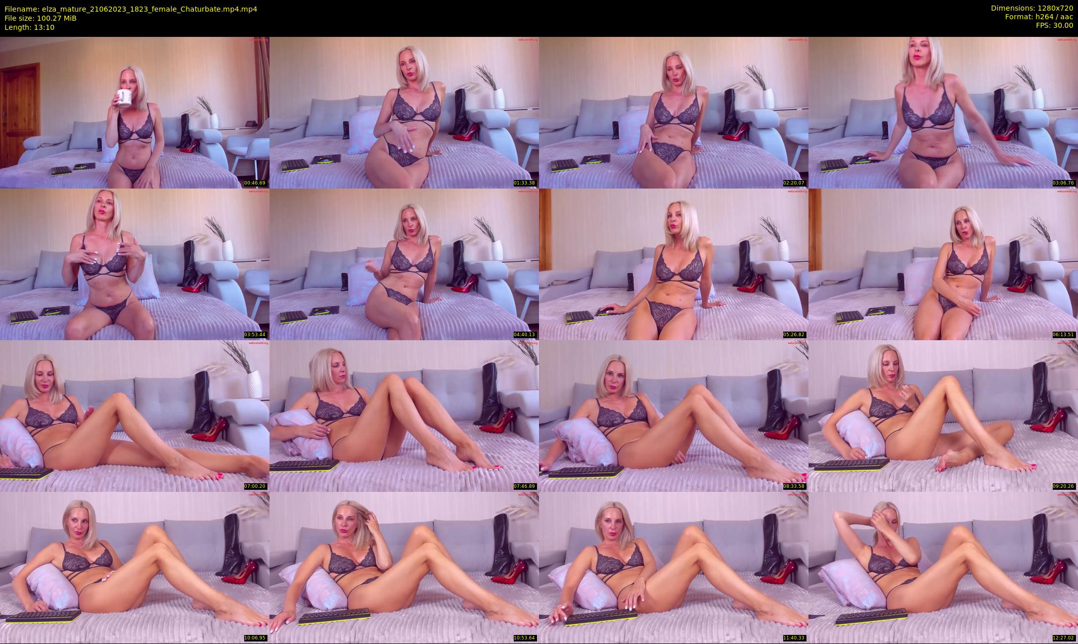 elza_mature — 14 minute Chaturbate female cam show recording, 720p, Jun 21, 2023