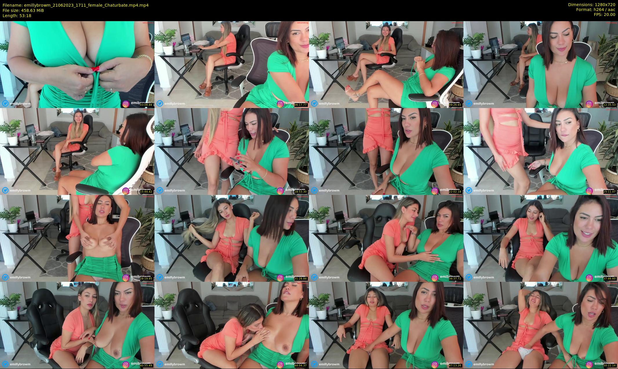 emillybrowm — 54 minute Chaturbate couple cam show recording, 720p, Jun 21, 2023