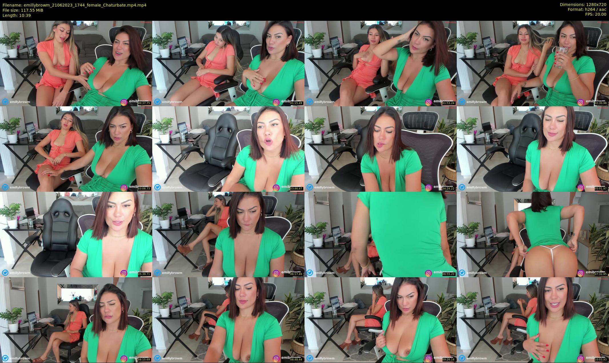 emillybrowm — 11 minute Chaturbate couple cam show recording, 720p, Jun 21, 2023