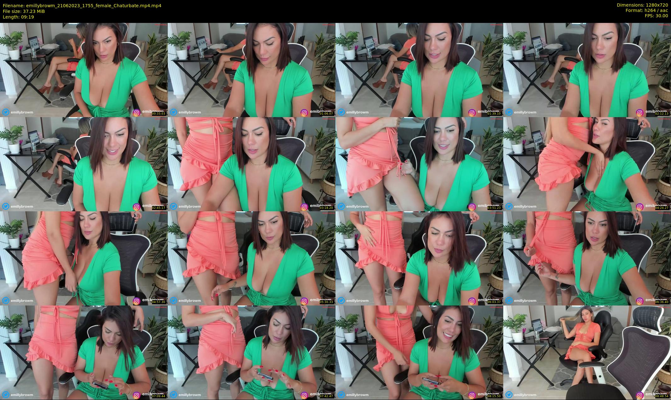 emillybrowm — 10 minute Chaturbate couple cam show recording, 720p, Jun 21, 2023