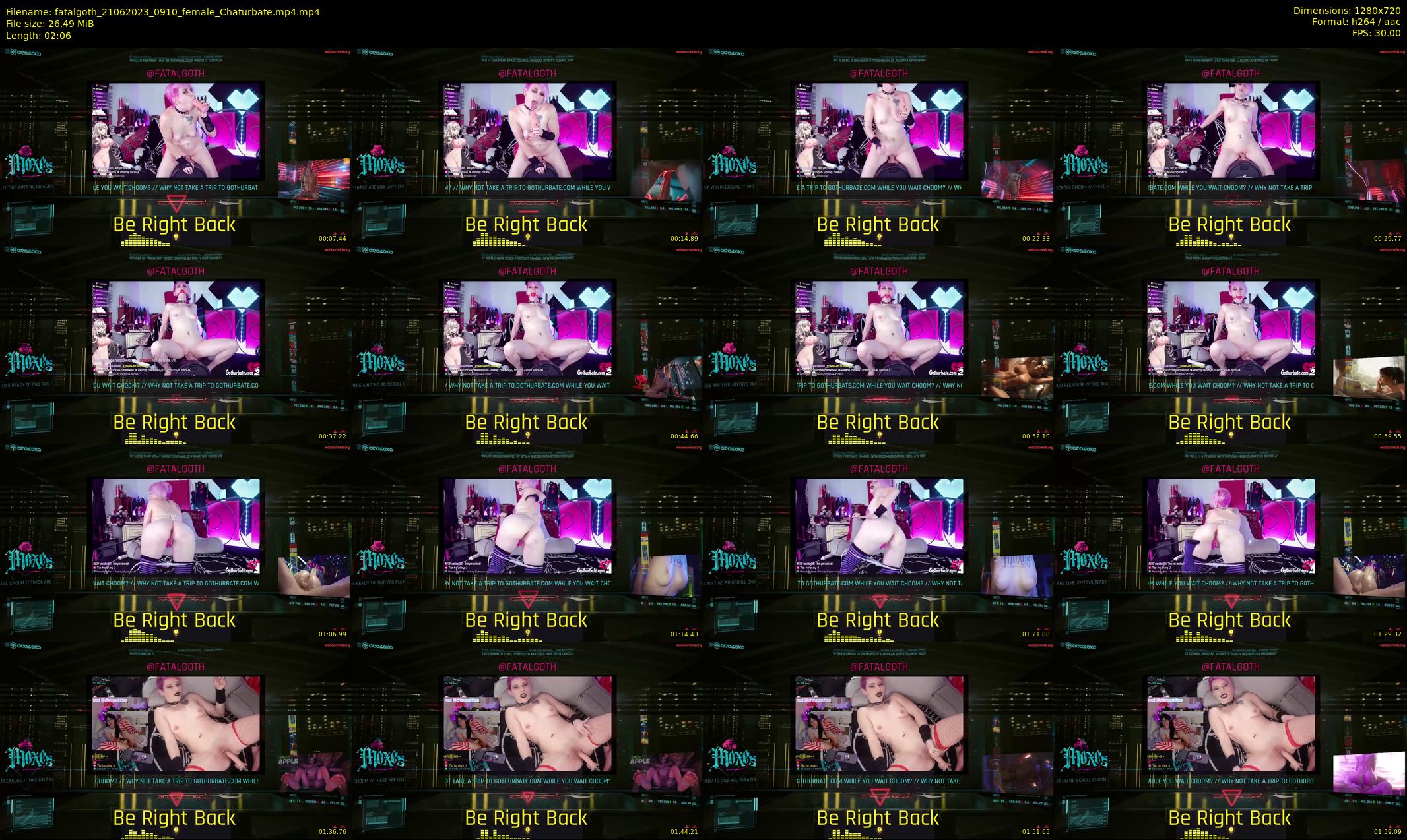 fatalgoth — 3 minute Chaturbate couple cam show recording, 720p, Jun 21, 2023