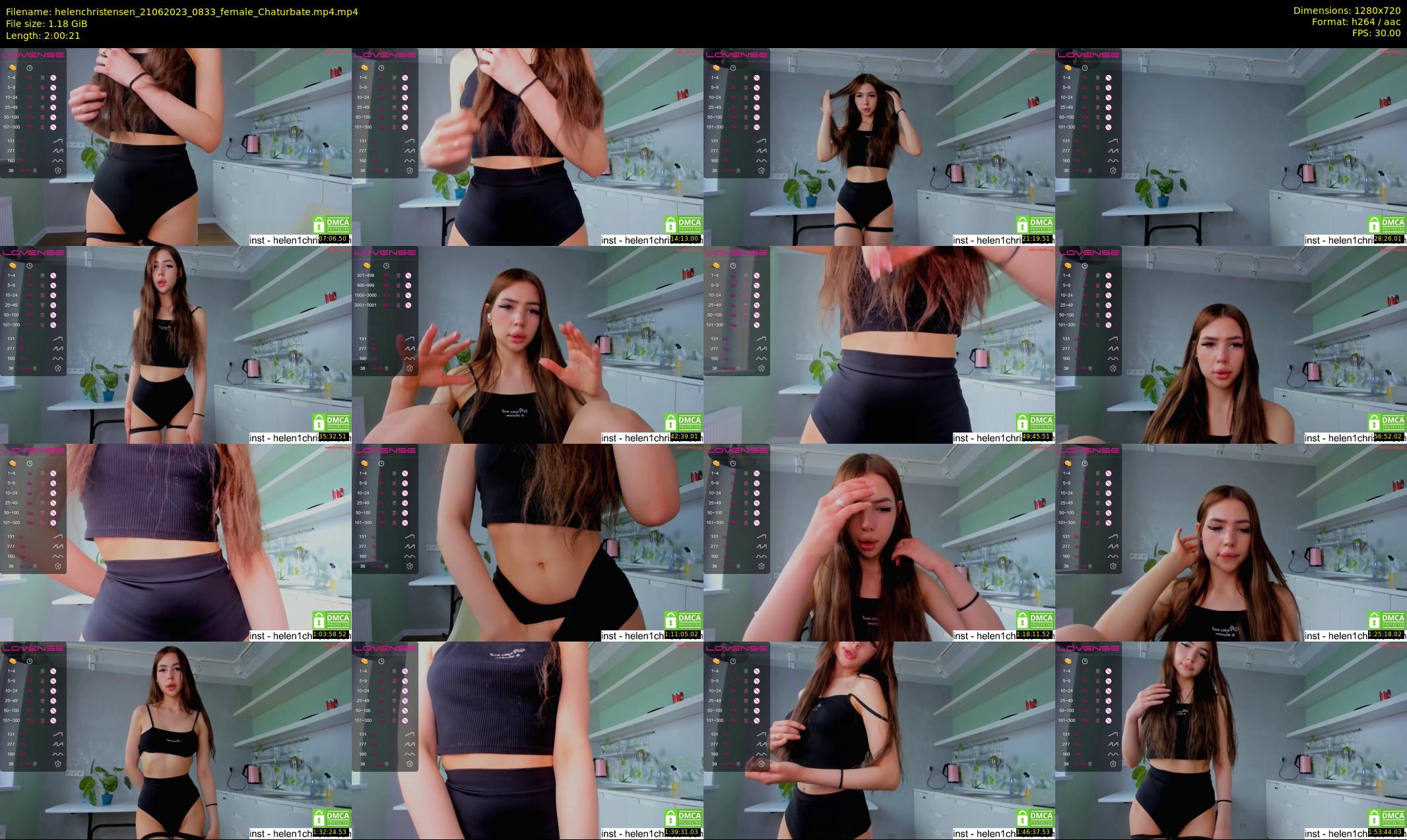 helenchristensen — 121 minute Chaturbate female cam show recording, 720p, Jun 21, 2023