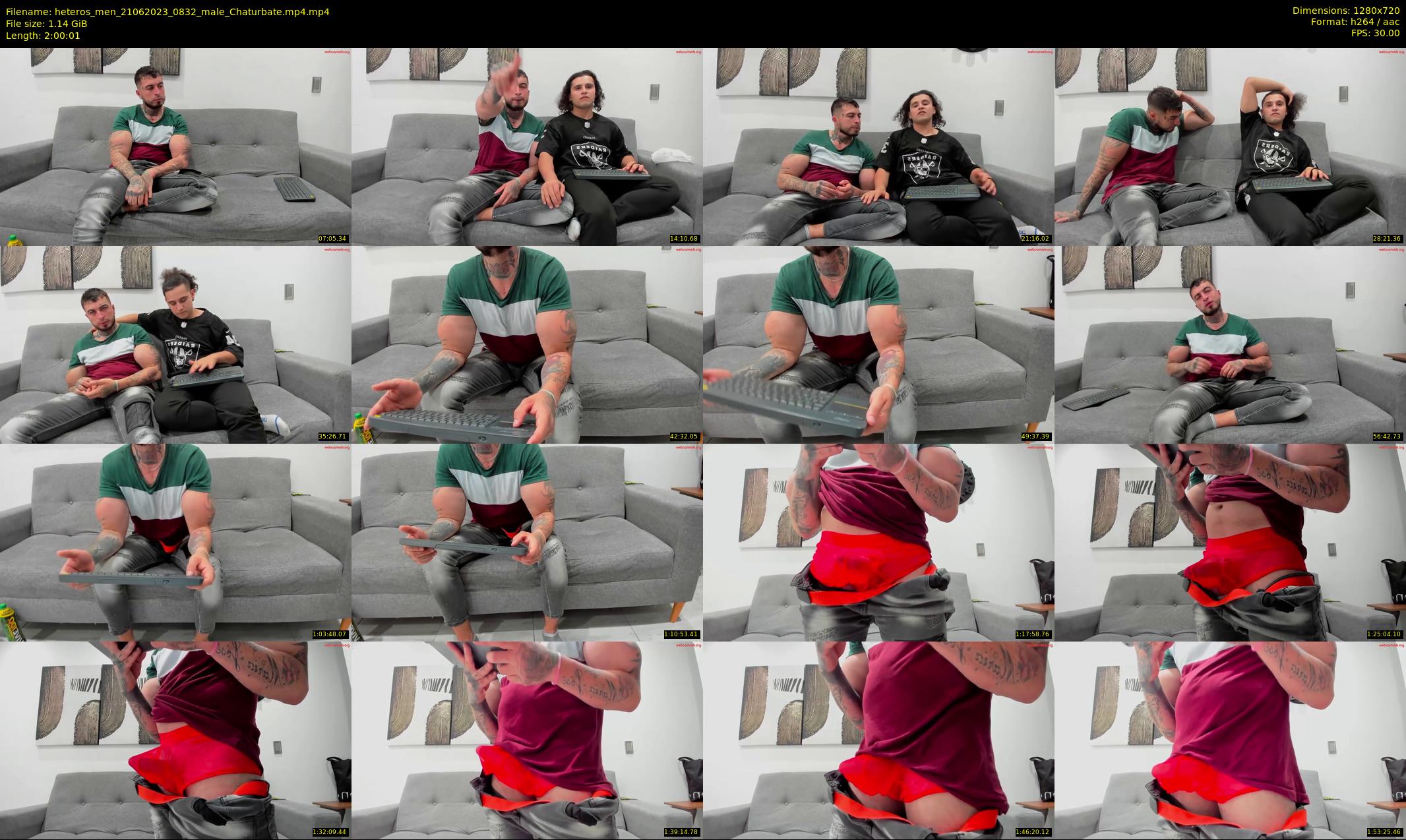 heteros_men — 121 minute Chaturbate male cam show recording, 720p, Jun 21, 2023
