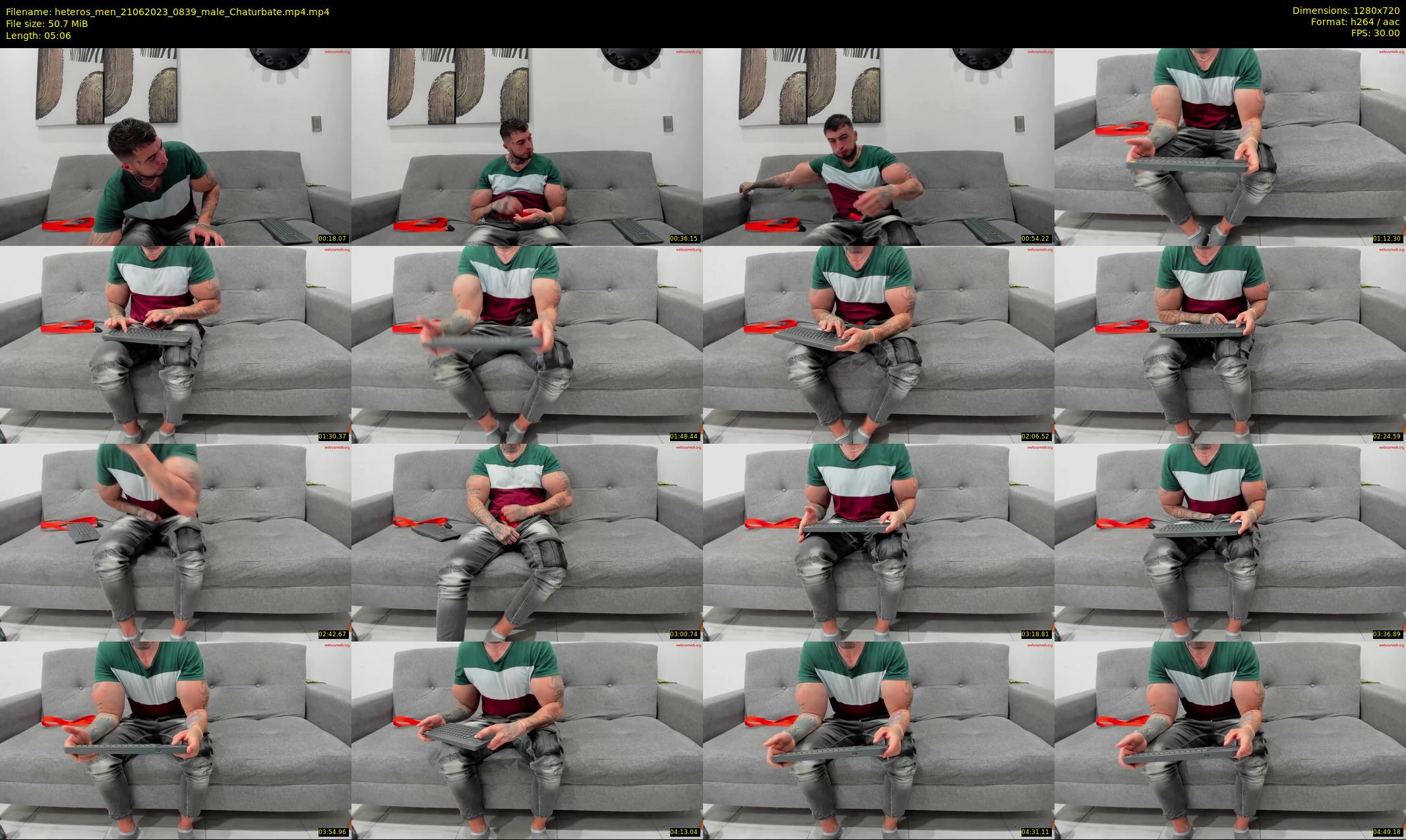 heteros_men — 6 minute Chaturbate male cam show recording, 720p, Jun 21, 2023