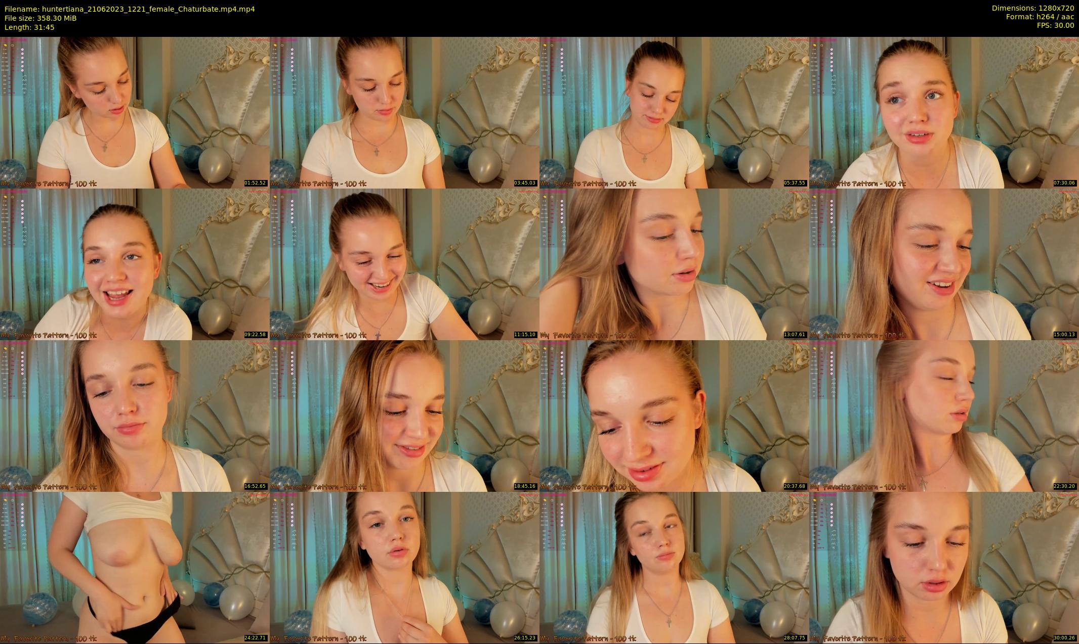 huntertiana — 32 minute Chaturbate female cam show recording, 720p, Jun 21, 2023