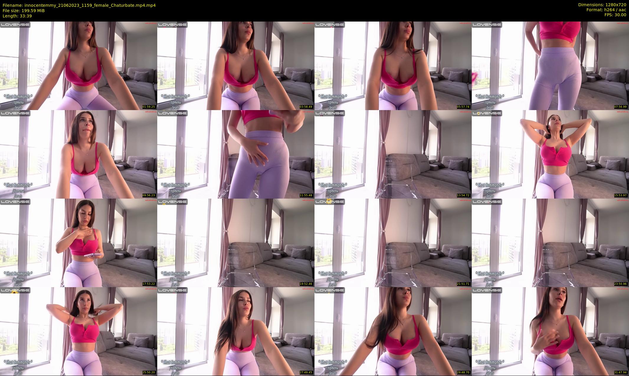 innocentemmy — 34 minute Chaturbate female cam show recording, 720p, Jun 21, 2023