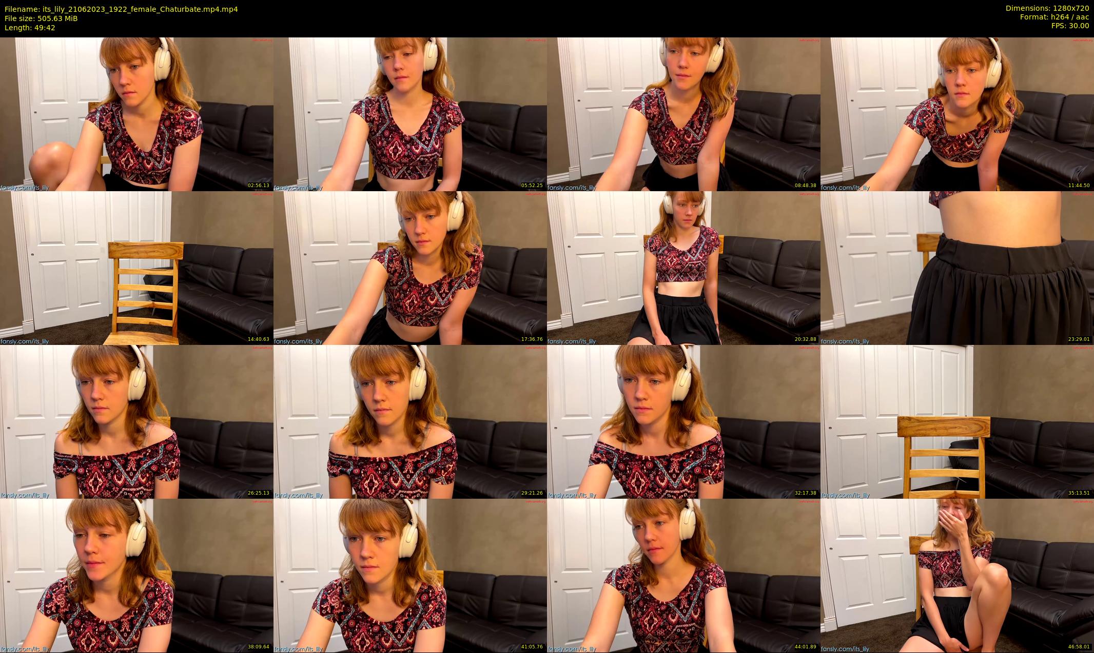 its_lily — 50 minute Chaturbate female cam show recording, 720p, Jun 21, 2023