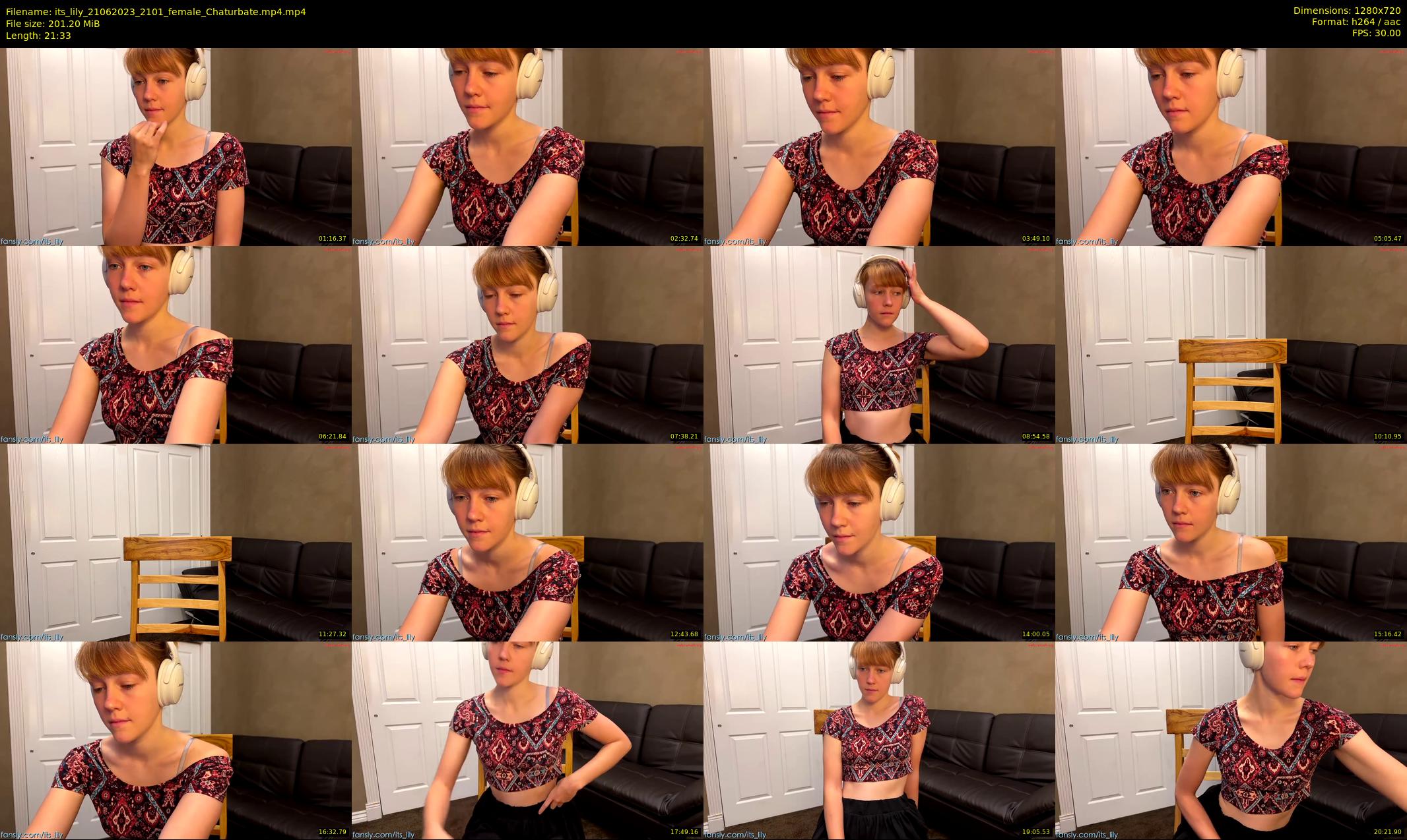 its_lily — 22 minute Chaturbate female cam show recording, 720p, Jun 21, 2023