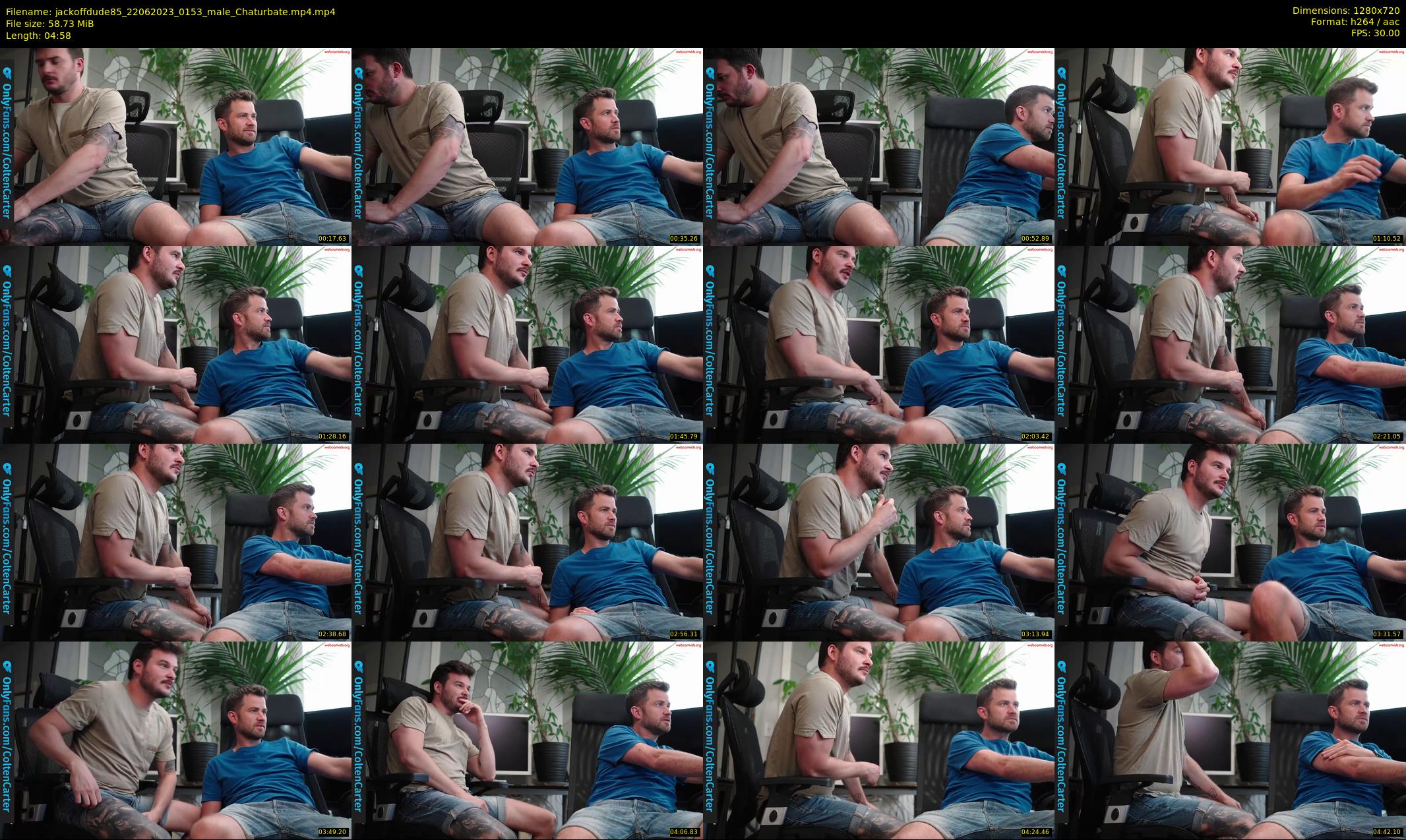 jackoffdude85 — 5 minute Chaturbate male cam show recording, 720p, Jun 22, 2023