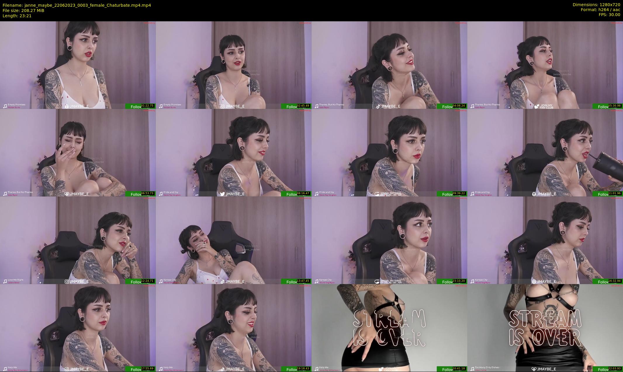 janne_maybe — 24 minute Chaturbate female cam show recording, 720p, Jun 22, 2023