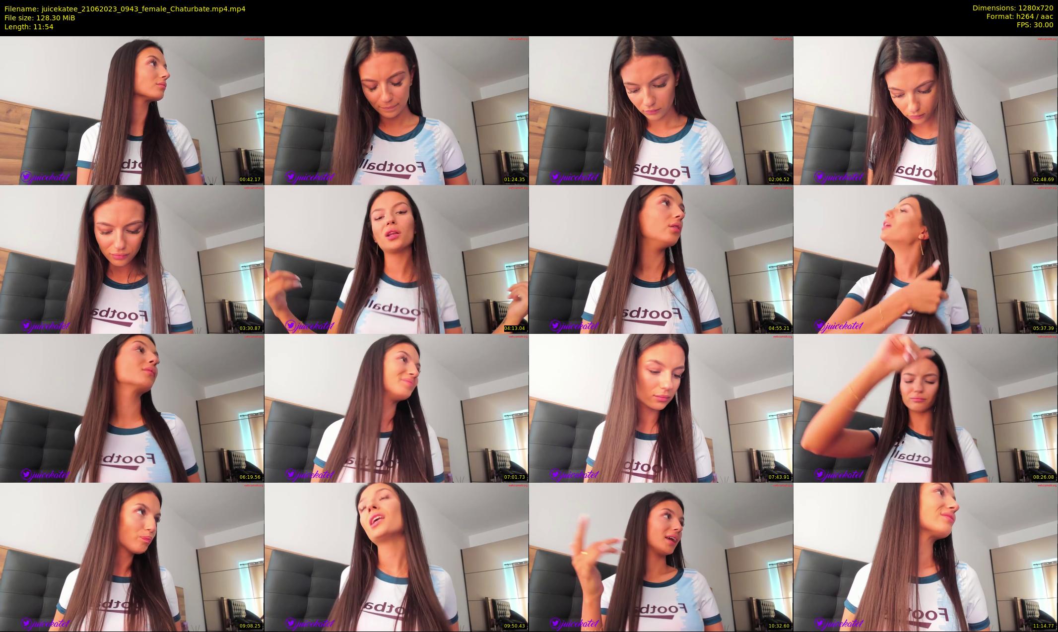 juicekatee — 12 minute Chaturbate female cam show recording, 720p, Jun 21, 2023