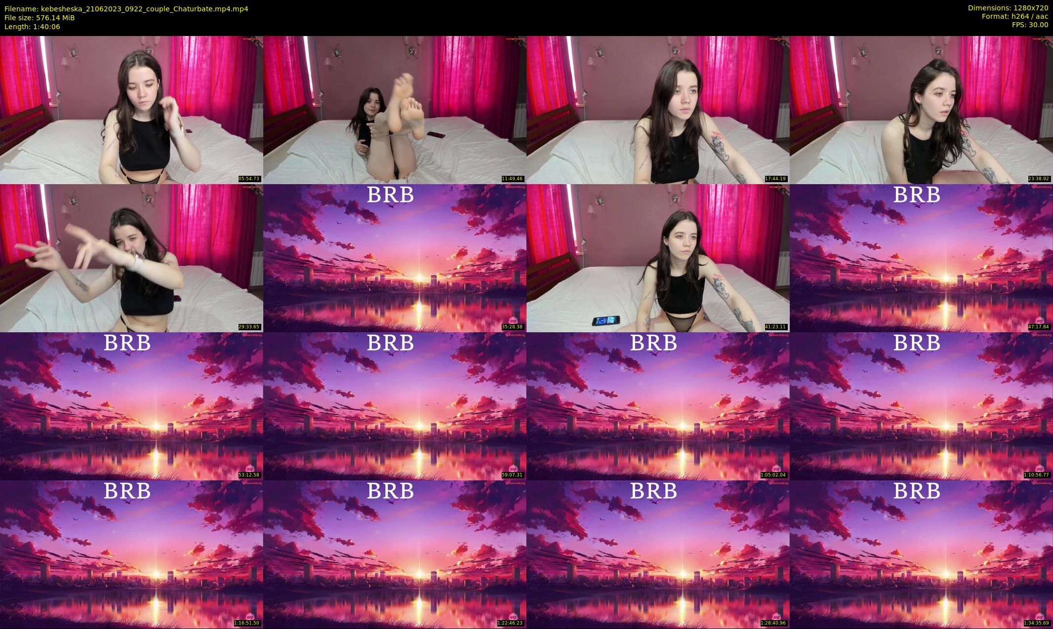 kebesheska — 101 minute Chaturbate couple cam show recording, 720p, Jun 21, 2023