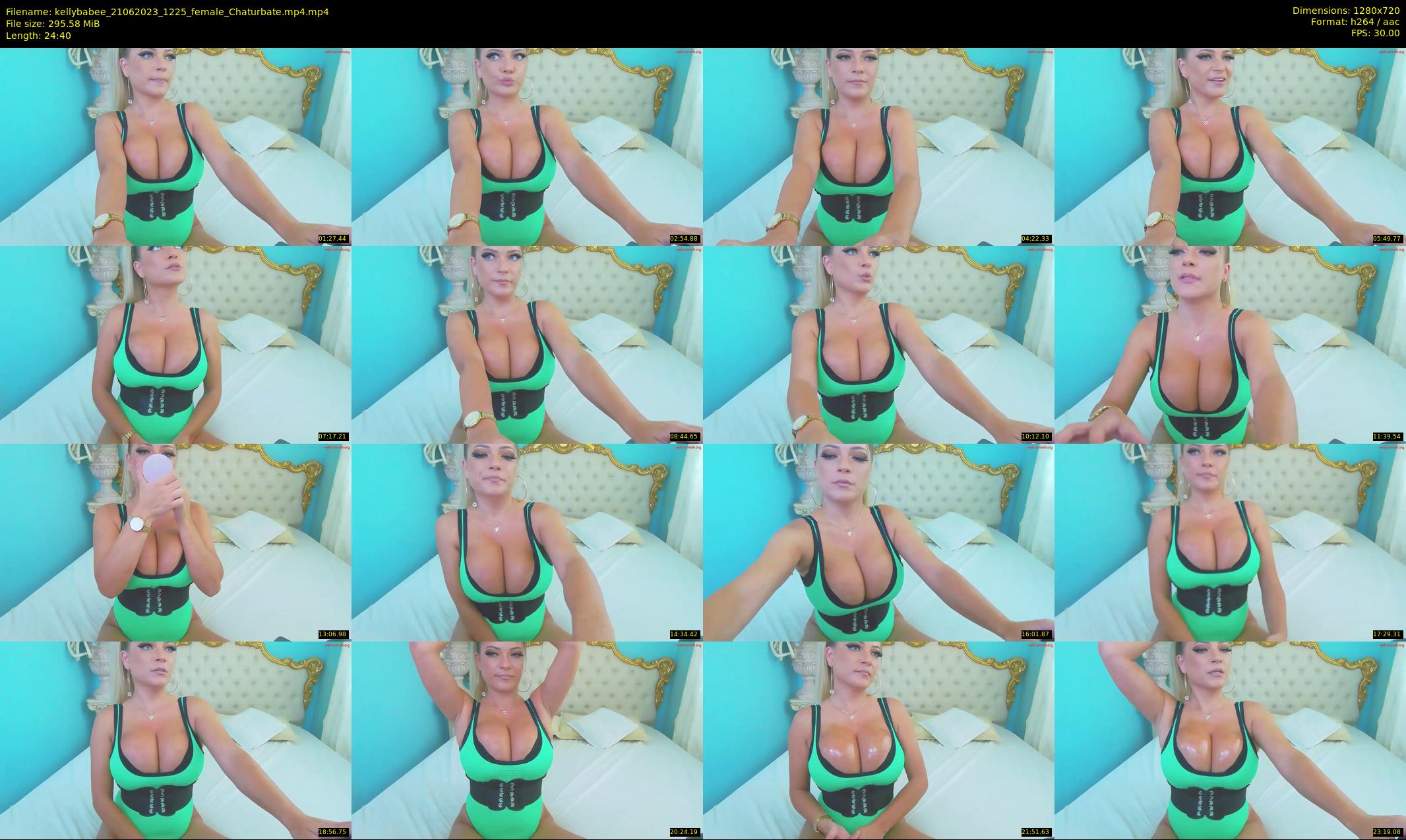 kellybabee — 25 minute Chaturbate female cam show recording, 720p, Jun 21, 2023